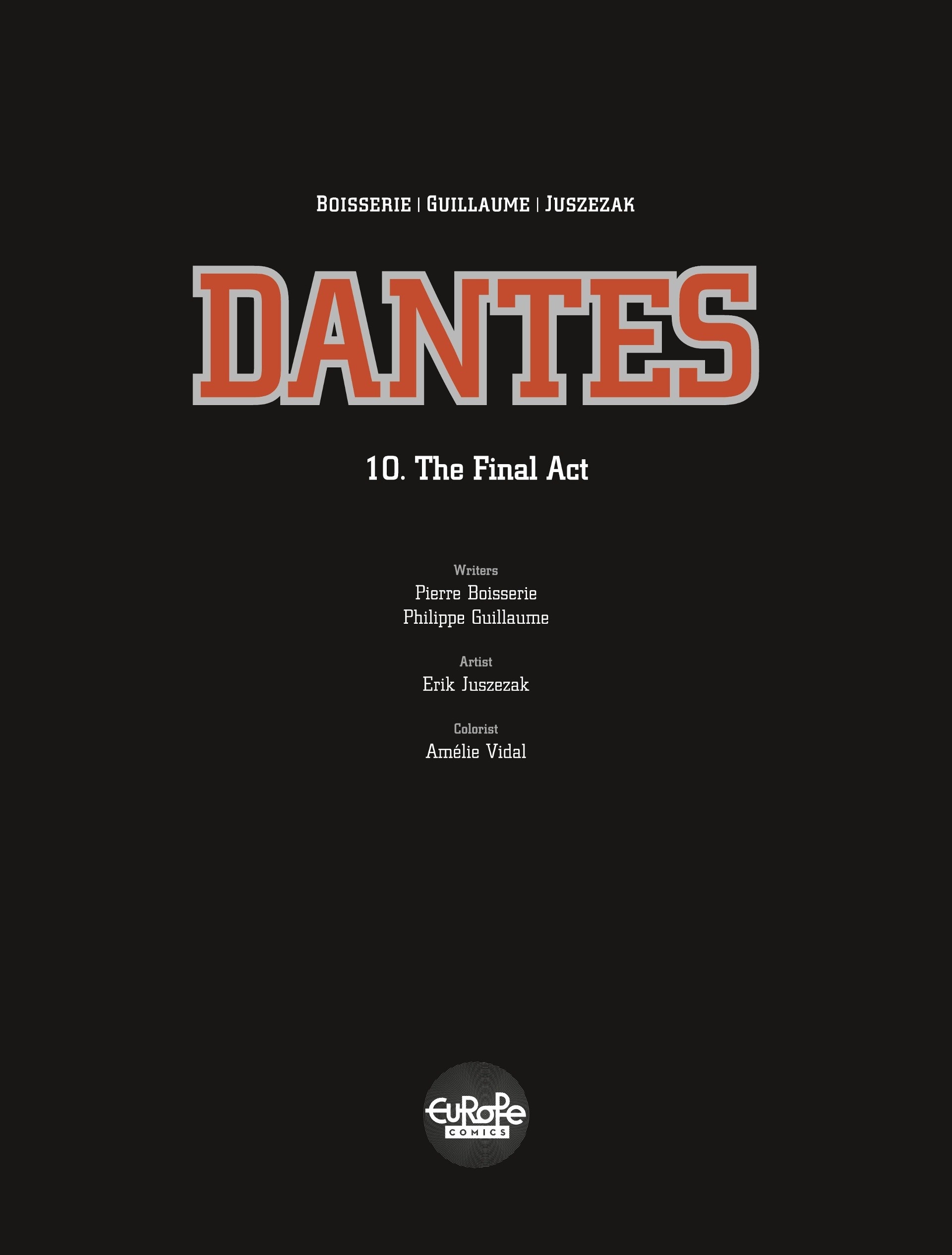 Read online Dantes comic -  Issue #10 - 2