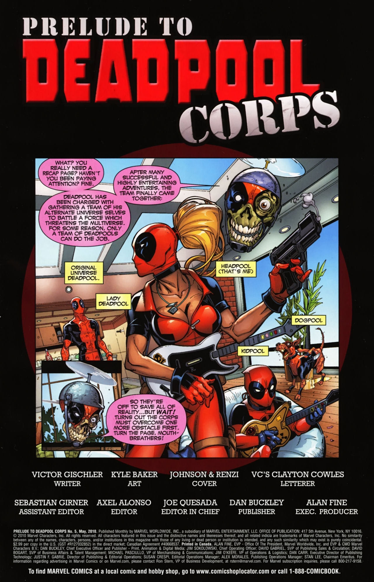 Read online Prelude to Deadpool Corps comic -  Issue #5 - 2