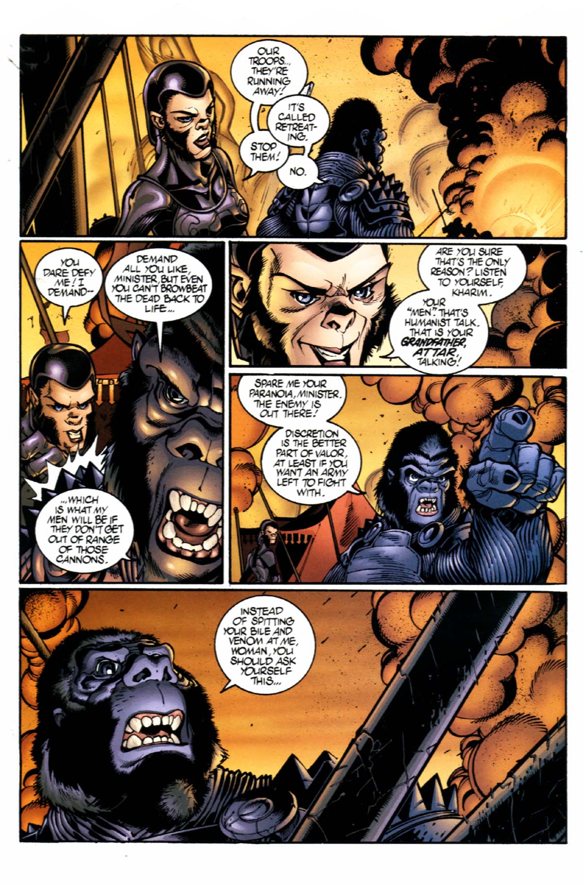 Read online Planet of the Apes: The Human War comic -  Issue #1 - 10