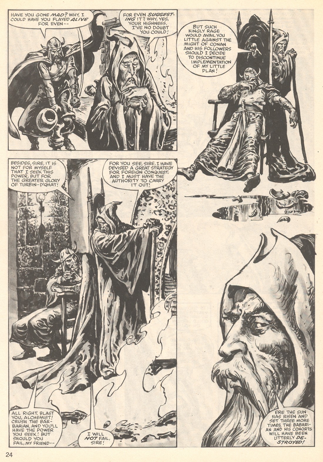 Read online The Savage Sword Of Conan comic -  Issue #78 - 24