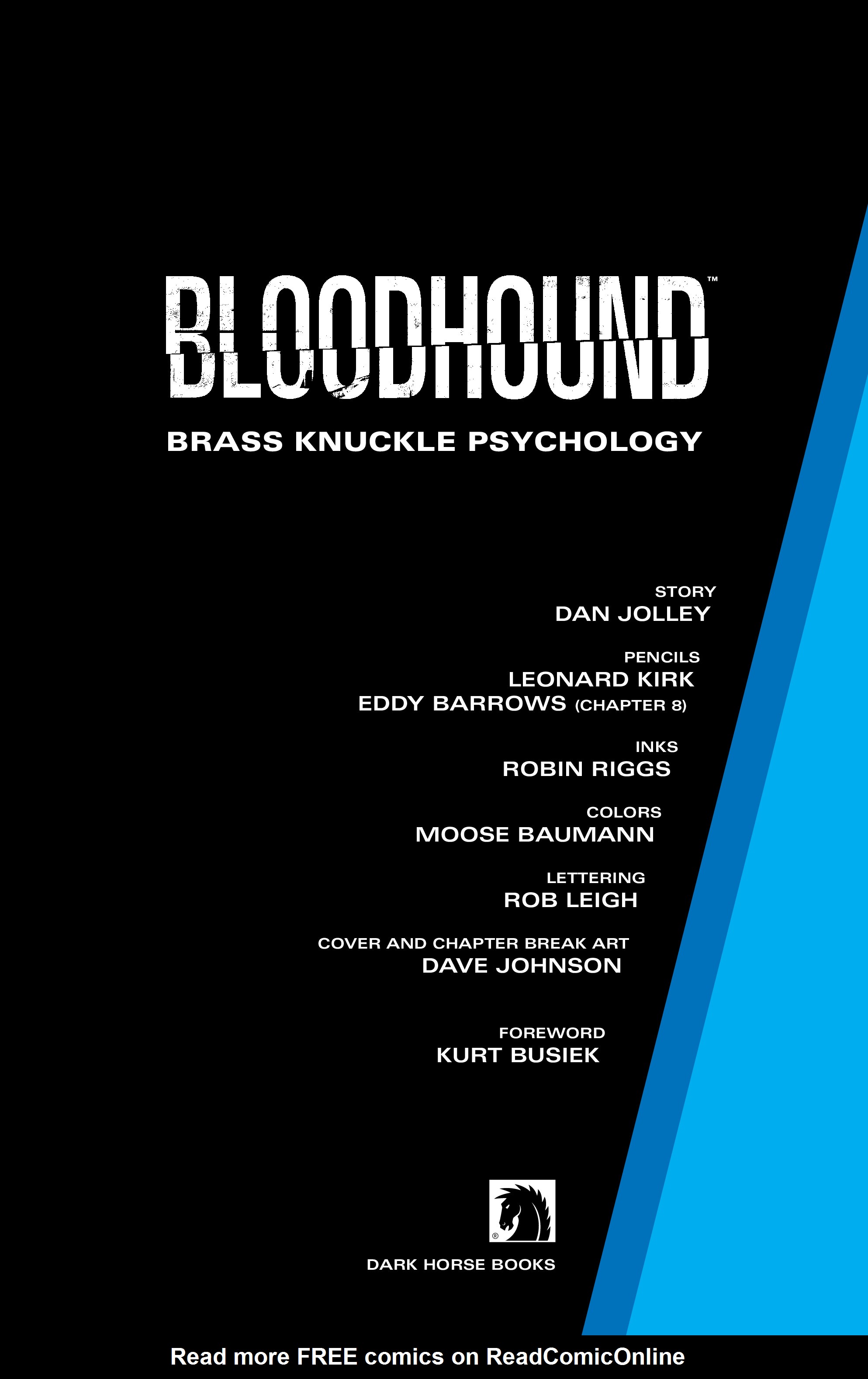 Read online Bloodhound comic -  Issue # TPB 1 - 5