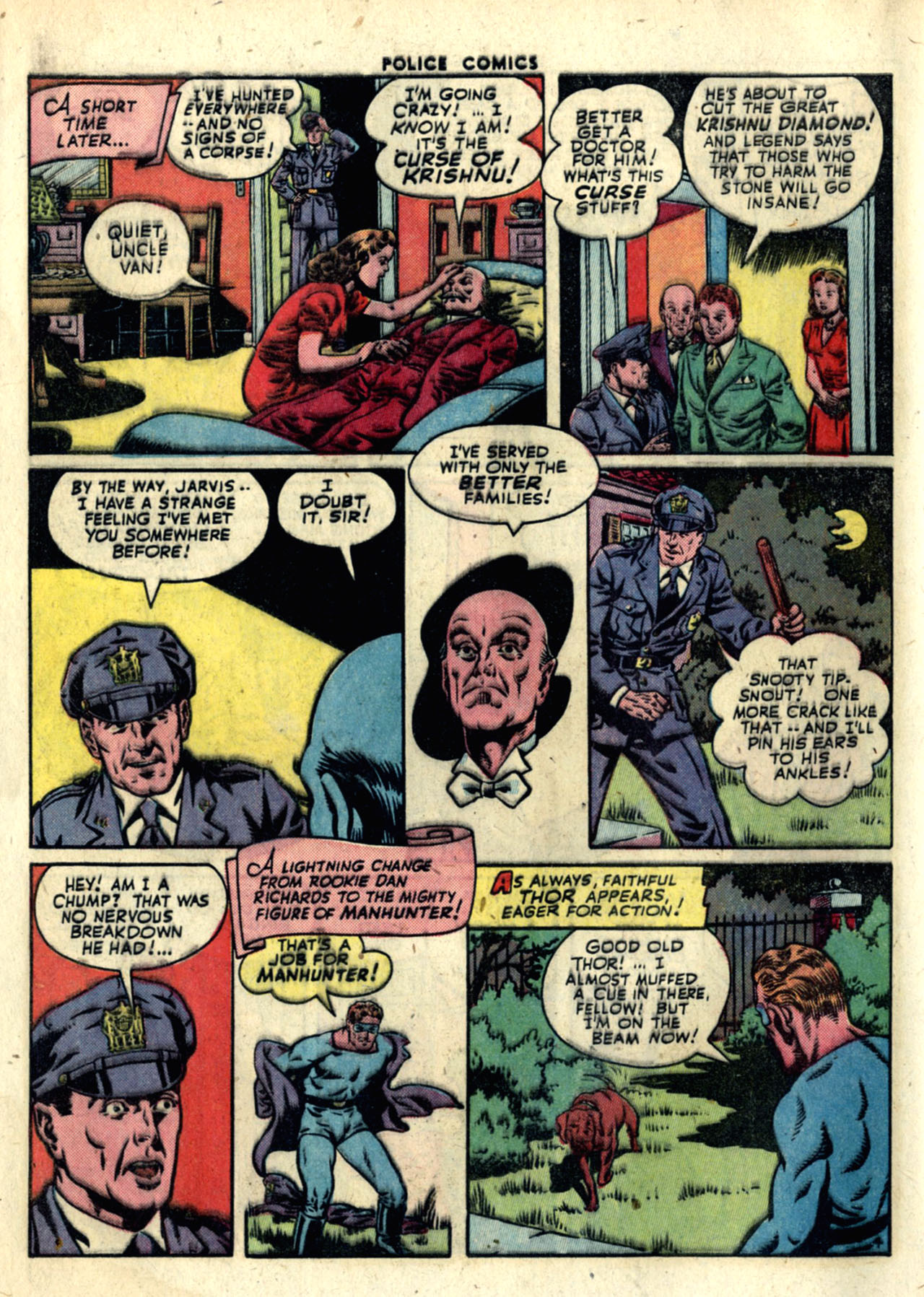 Read online Police Comics comic -  Issue #32 - 52