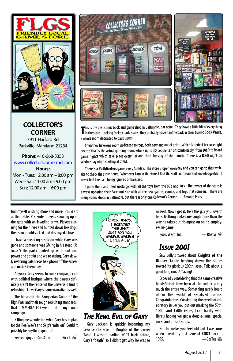 Read online Knights of the Dinner Table comic -  Issue #190 - 9