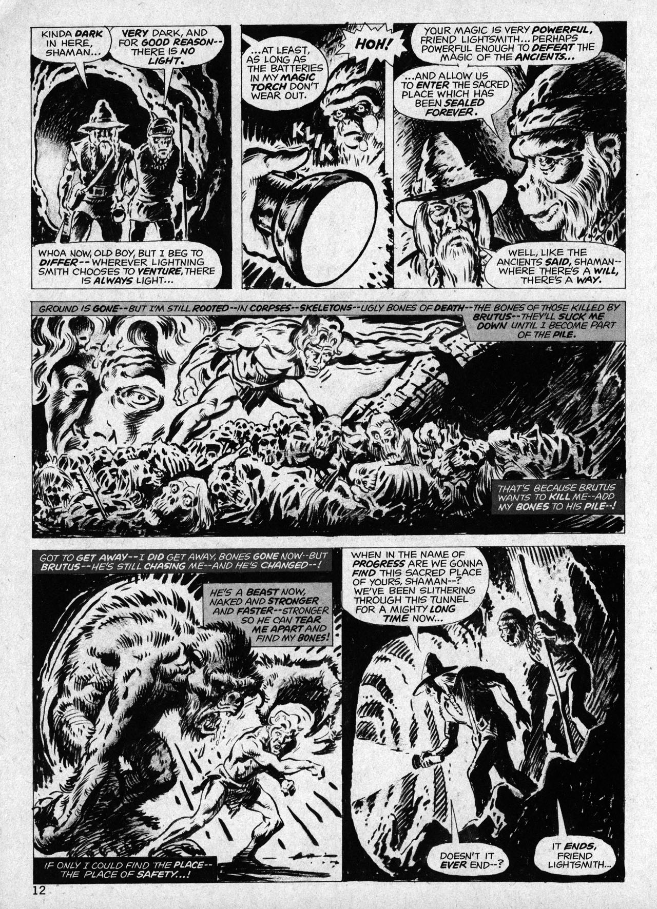 Read online Planet of the Apes comic -  Issue #19 - 12
