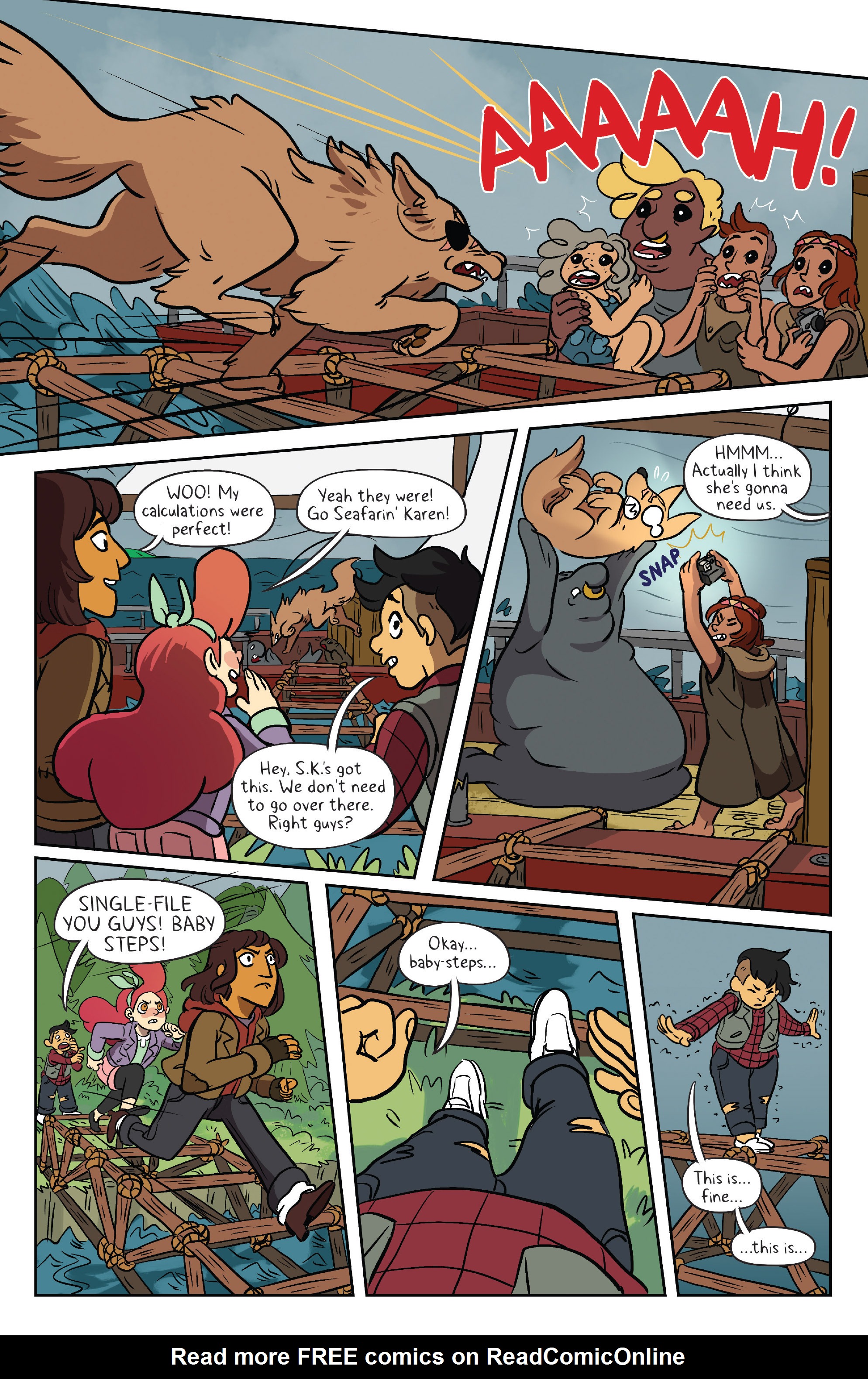 Read online Lumberjanes Vol. 6 comic -  Issue # TPB - 50