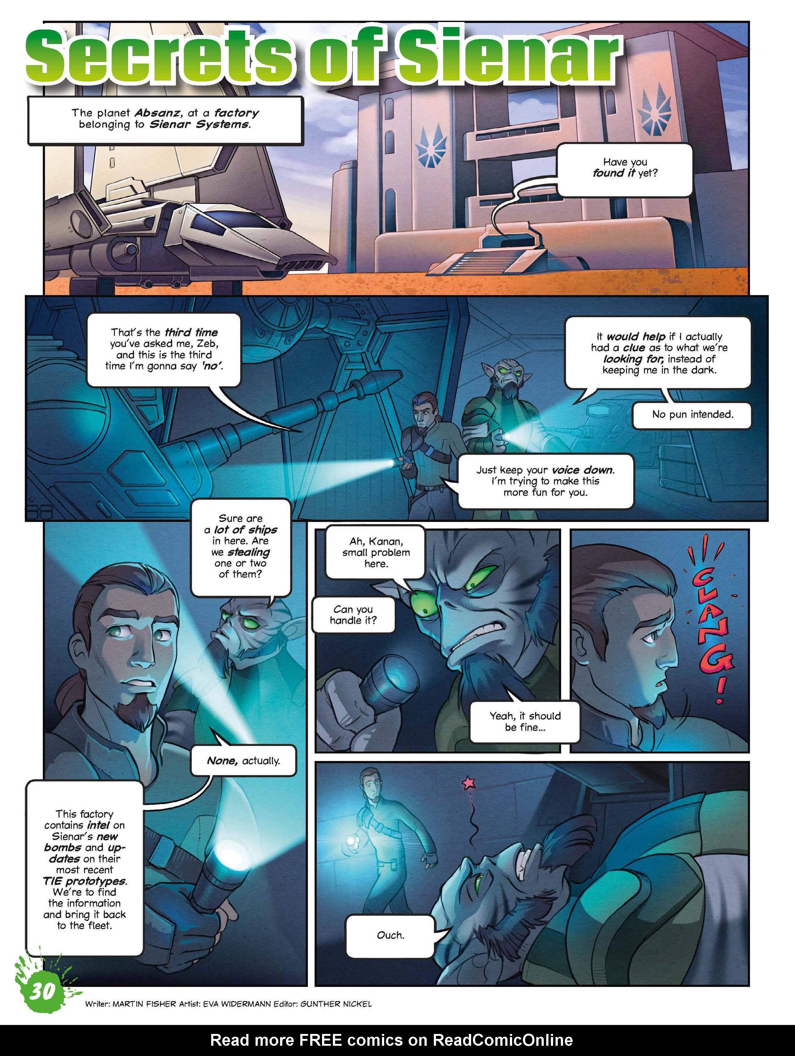 Read online Star Wars Rebels Magazine comic -  Issue #7 - 30