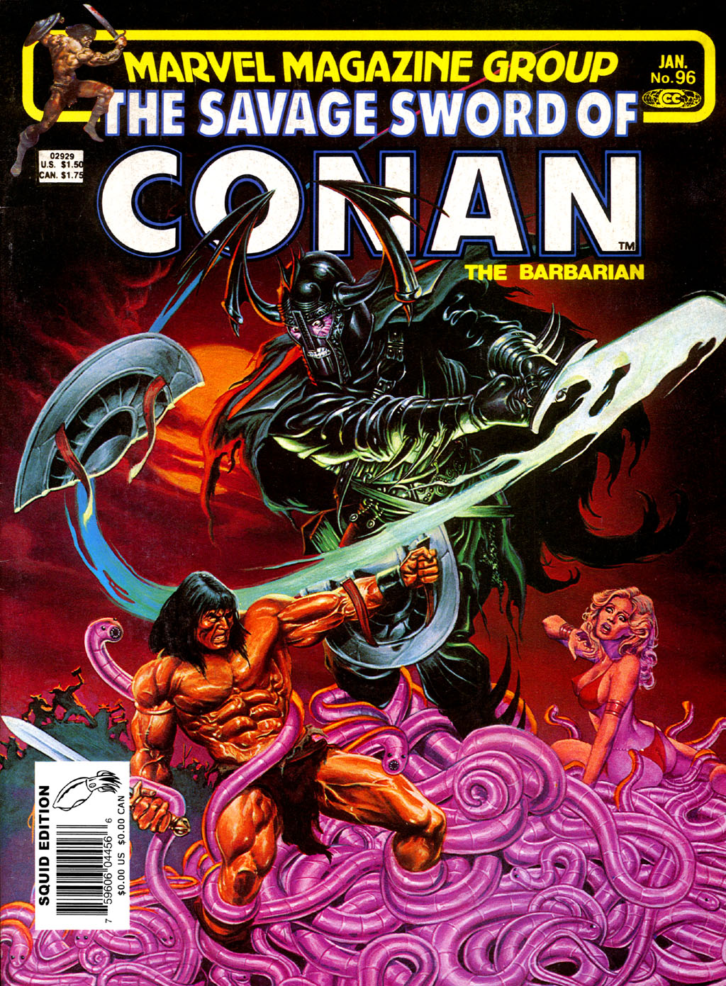 Read online The Savage Sword Of Conan comic -  Issue #96 - 1