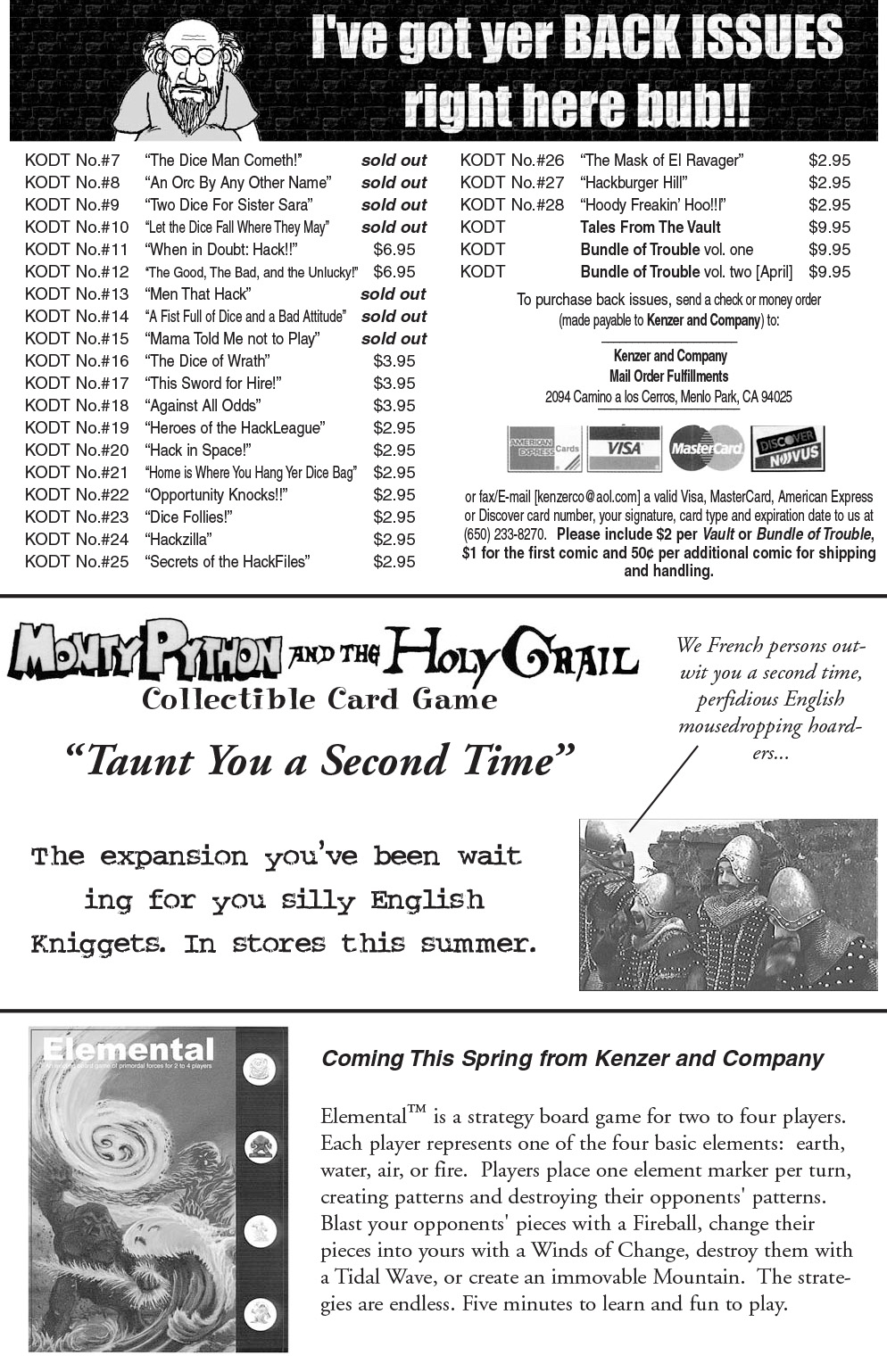 Read online Knights of the Dinner Table comic -  Issue #29 - 2