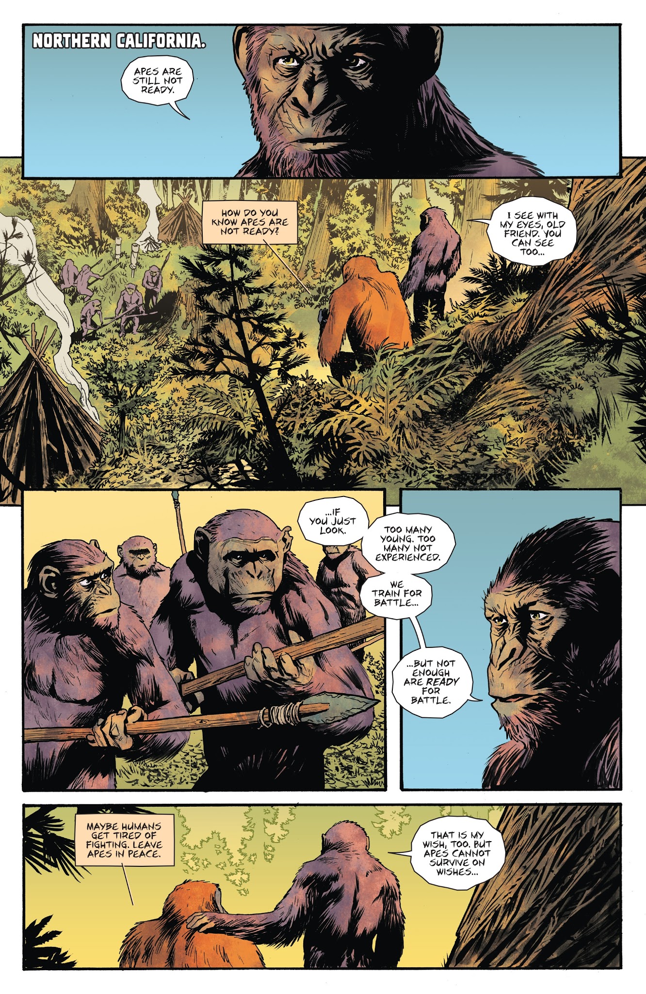 Read online War for the Planet of the Apes comic -  Issue #3 - 5