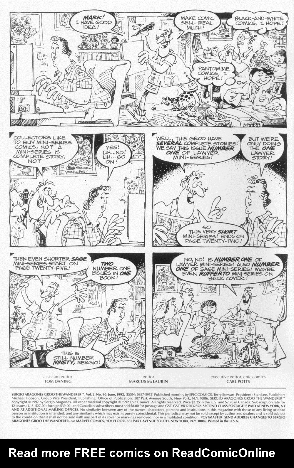 Read online Sergio Aragonés Groo the Wanderer comic -  Issue #90 - 2