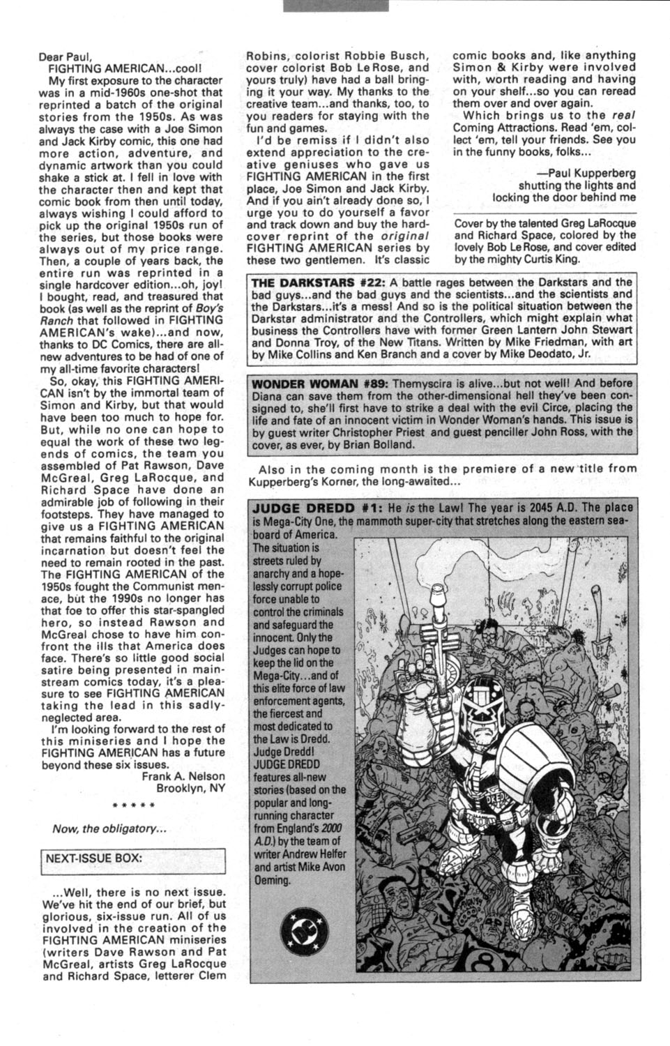 Read online Fighting American (1994) comic -  Issue #6 - 25