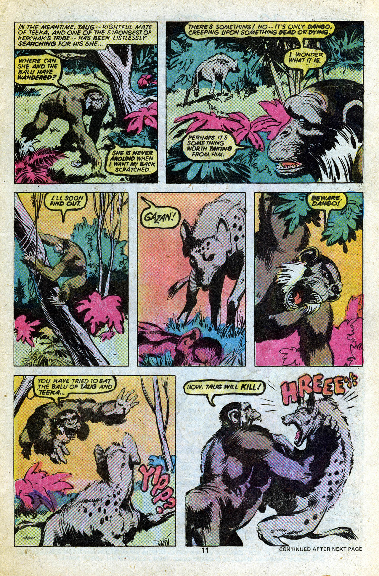 Read online Tarzan (1977) comic -  Issue #14 - 13