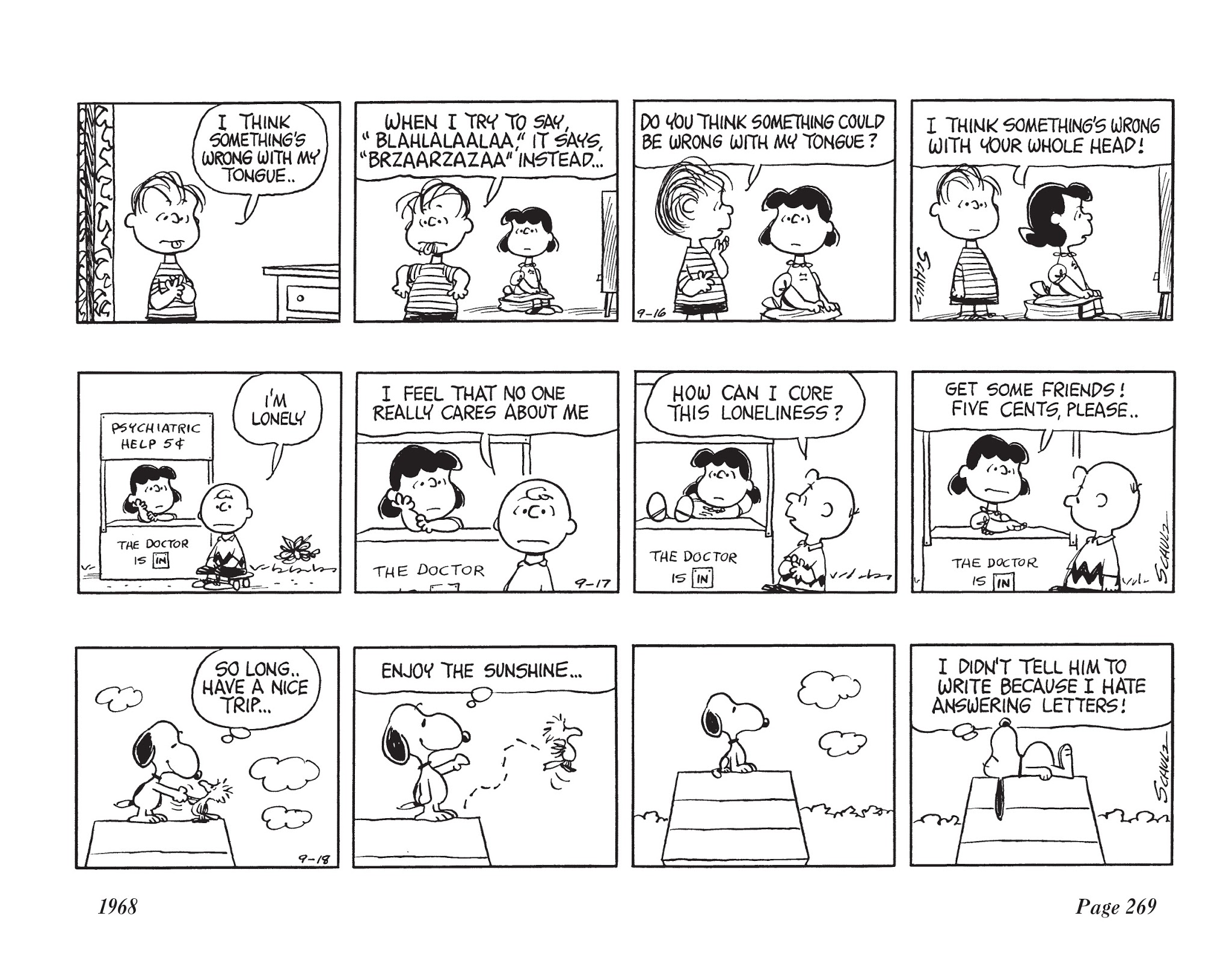 Read online The Complete Peanuts comic -  Issue # TPB 9 - 280