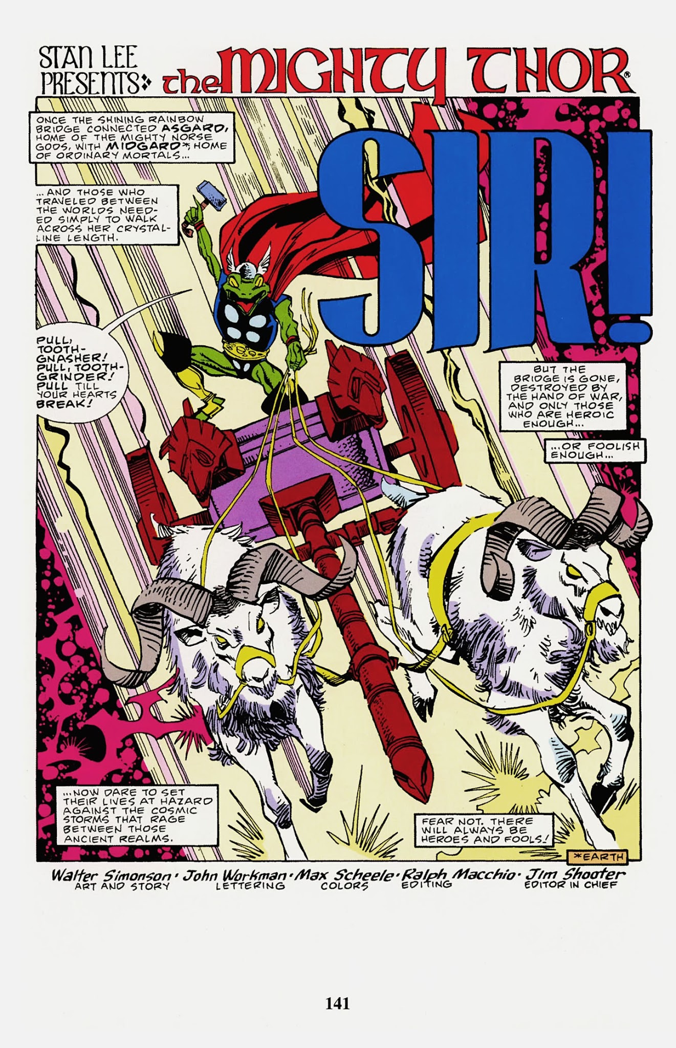 Read online Thor Visionaries: Walter Simonson comic -  Issue # TPB 3 - 143