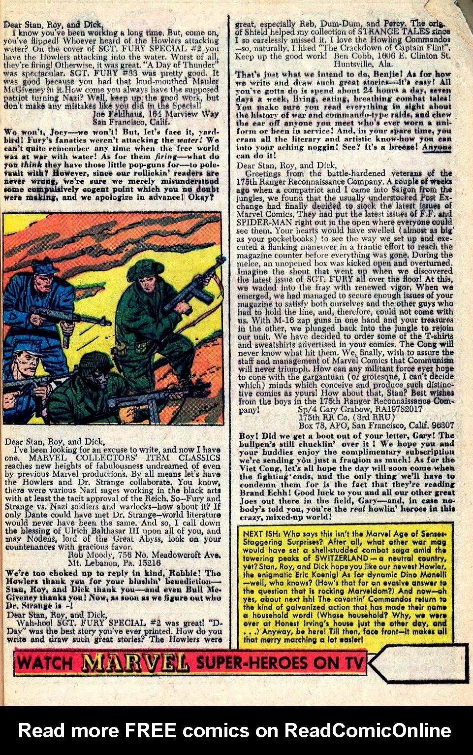 Read online Sgt. Fury comic -  Issue #36 - 32