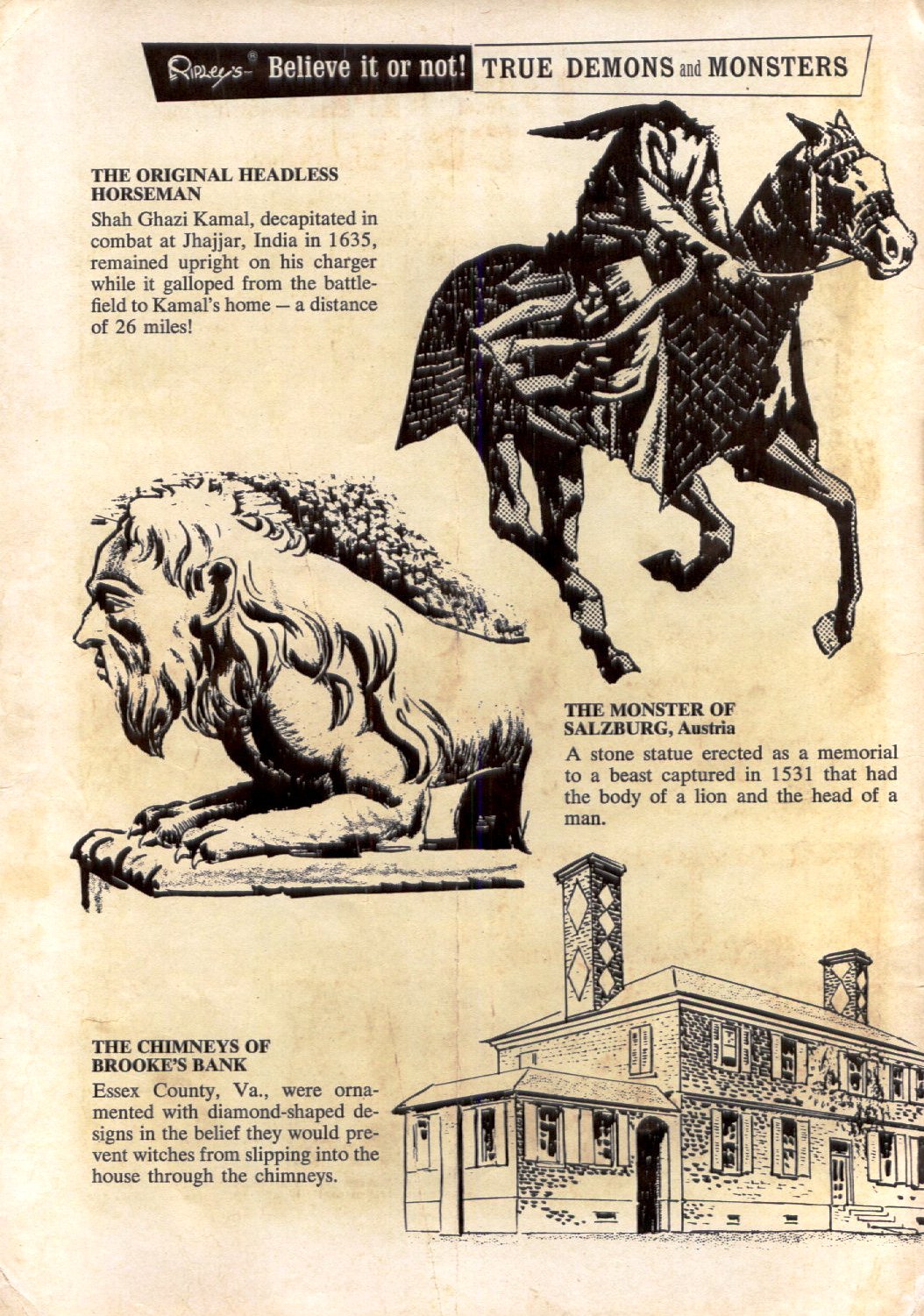 Read online Ripley's Believe it or Not! (1965) comic -  Issue #4 - 2
