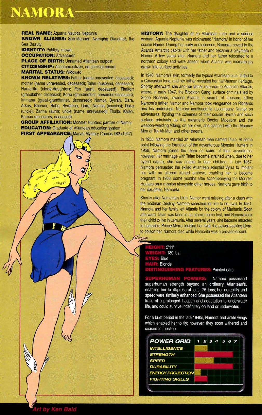 The Official Handbook of the Marvel Universe: Golden Age issue Full - Page 28