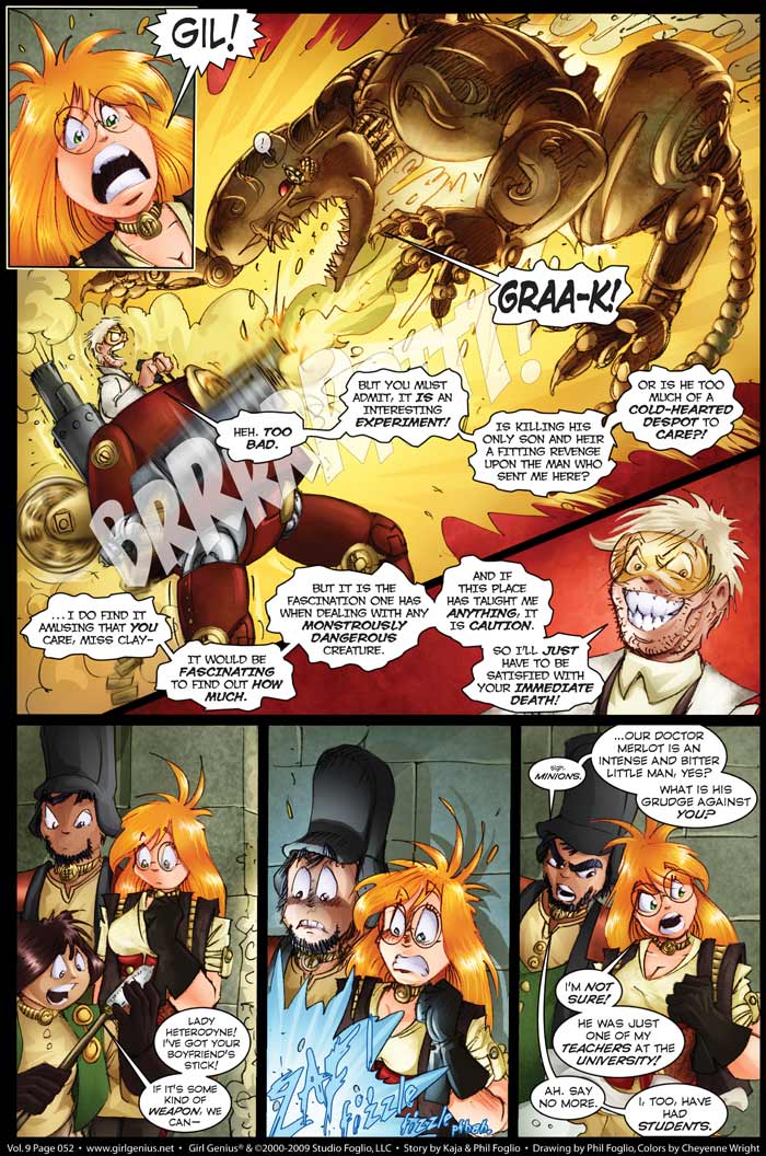 Read online Girl Genius (2002) comic -  Issue #9 - 53