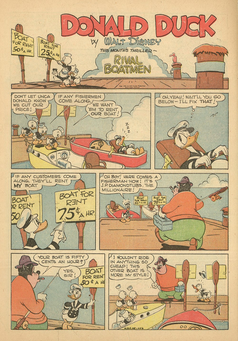 Read online Walt Disney's Comics and Stories comic -  Issue #45 - 3
