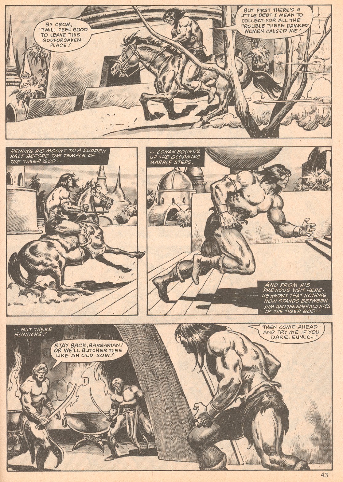 Read online The Savage Sword Of Conan comic -  Issue #62 - 43