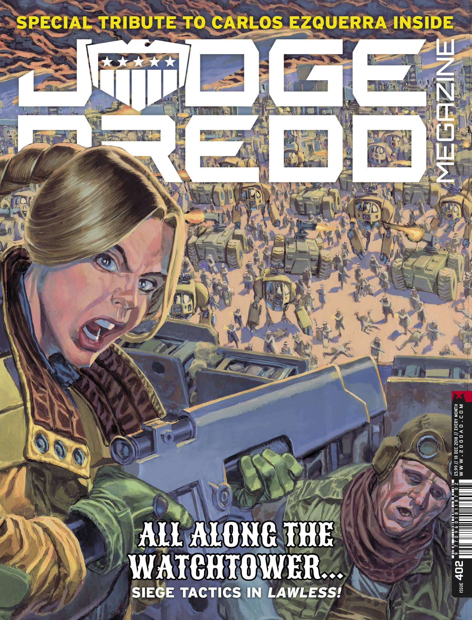 Read online Judge Dredd Megazine (Vol. 5) comic -  Issue #402 - 1
