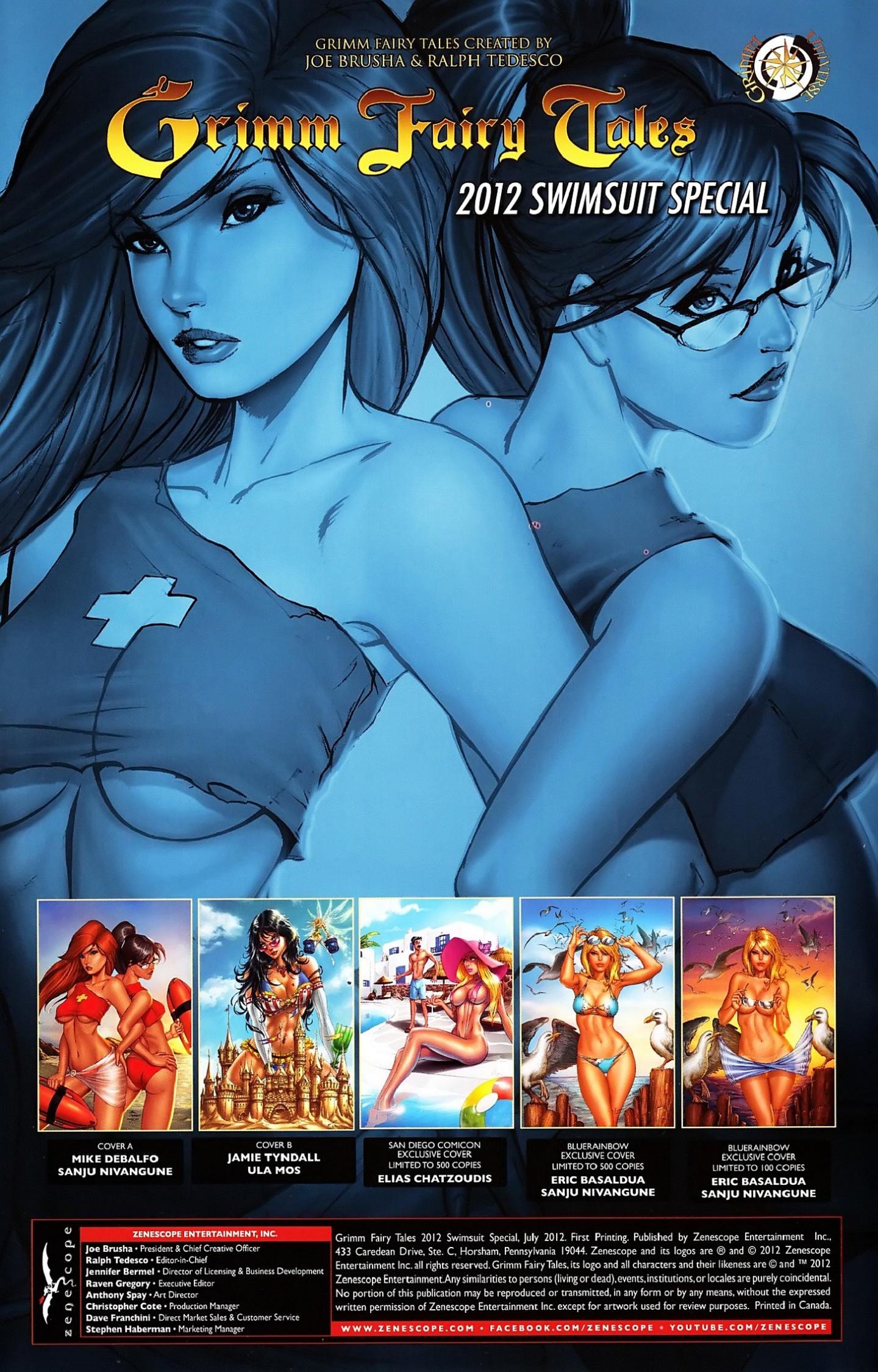 Read online Grimm Fairy Tales: 2012 Swimsuit Special comic -  Issue # Full - 3
