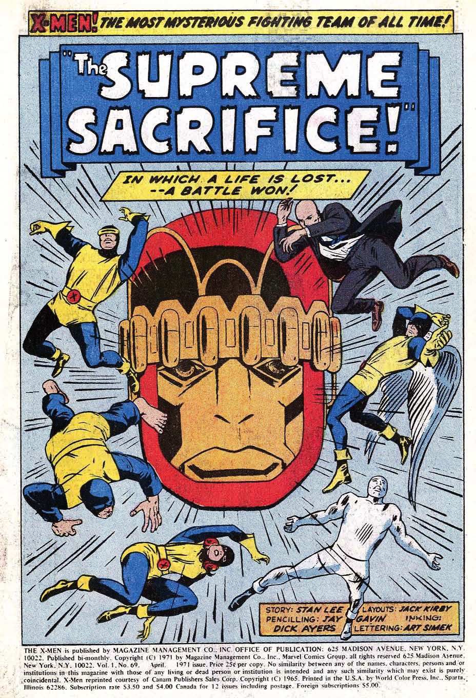 Read online Uncanny X-Men (1963) comic -  Issue #69 - 3