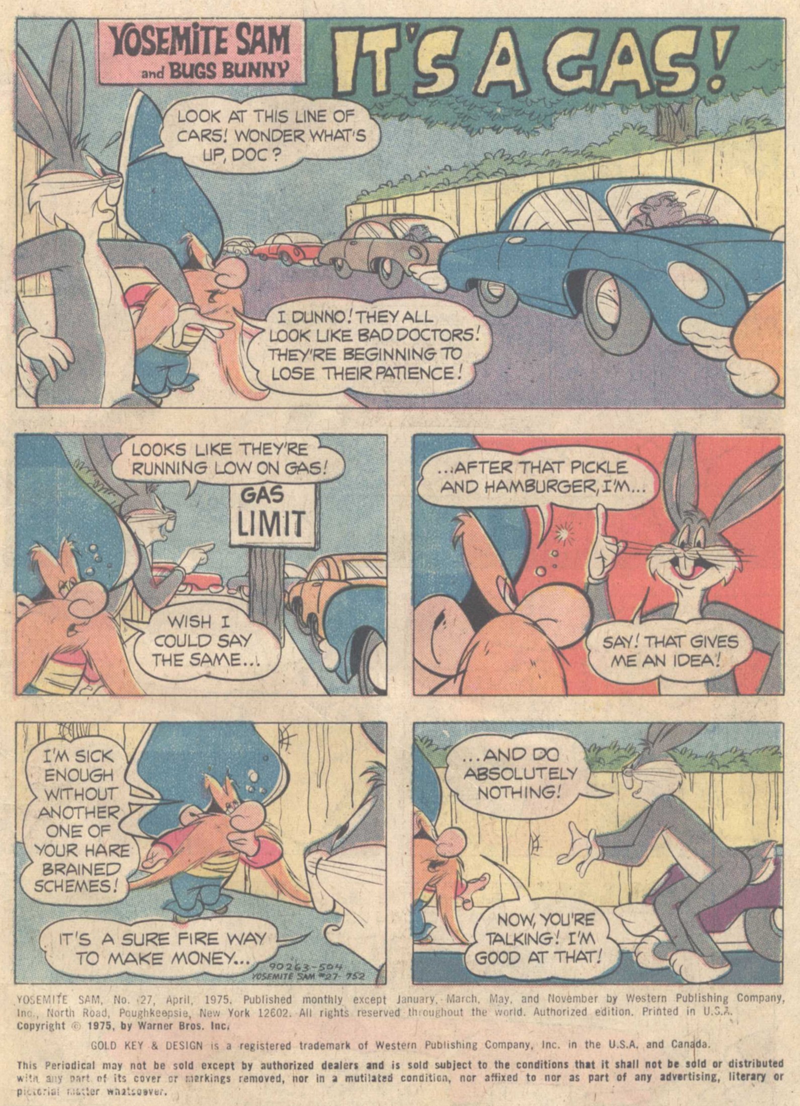 Read online Yosemite Sam and Bugs Bunny comic -  Issue #27 - 3