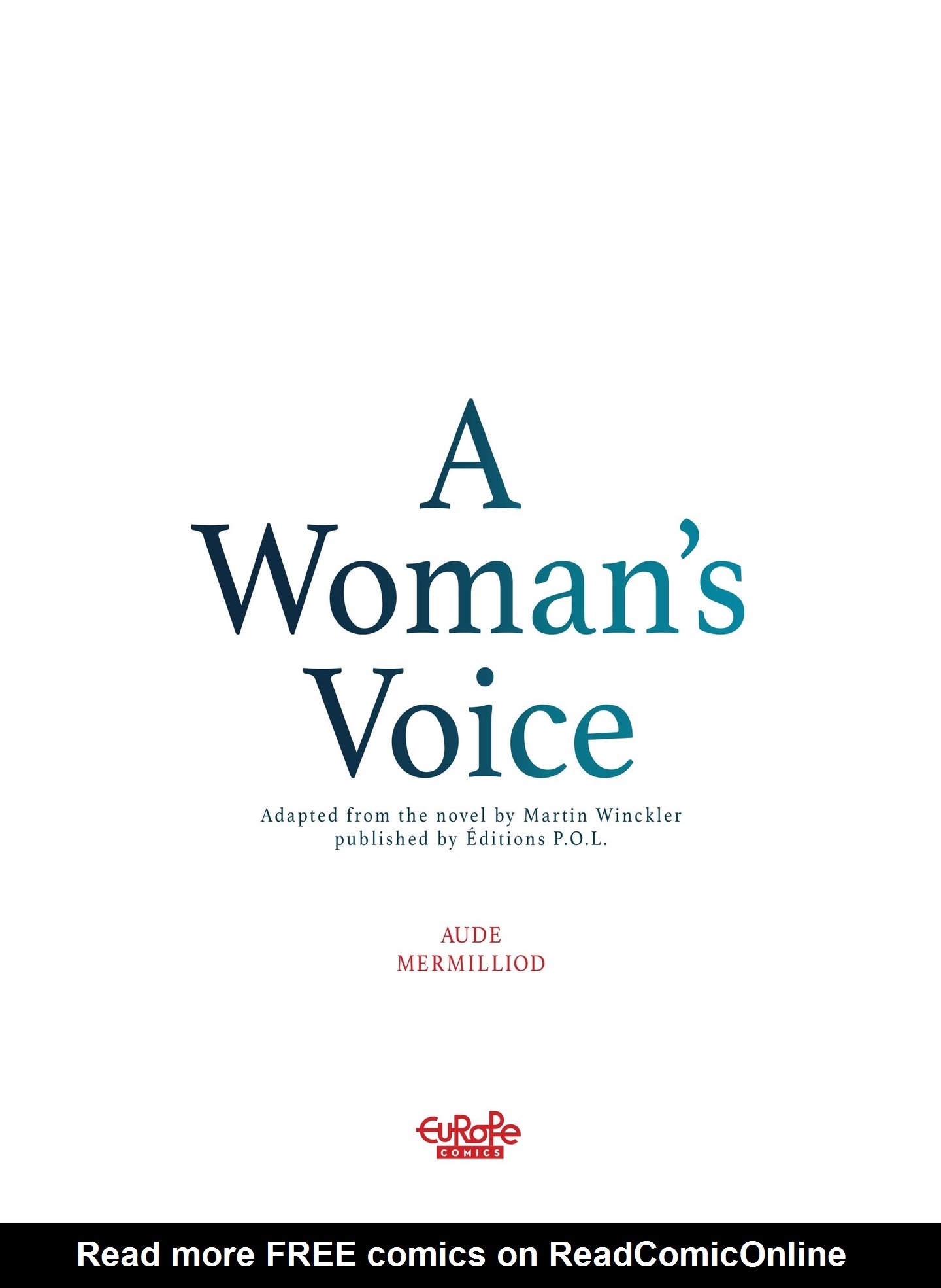 Read online A Woman's Voice comic -  Issue # TPB (Part 1) - 4