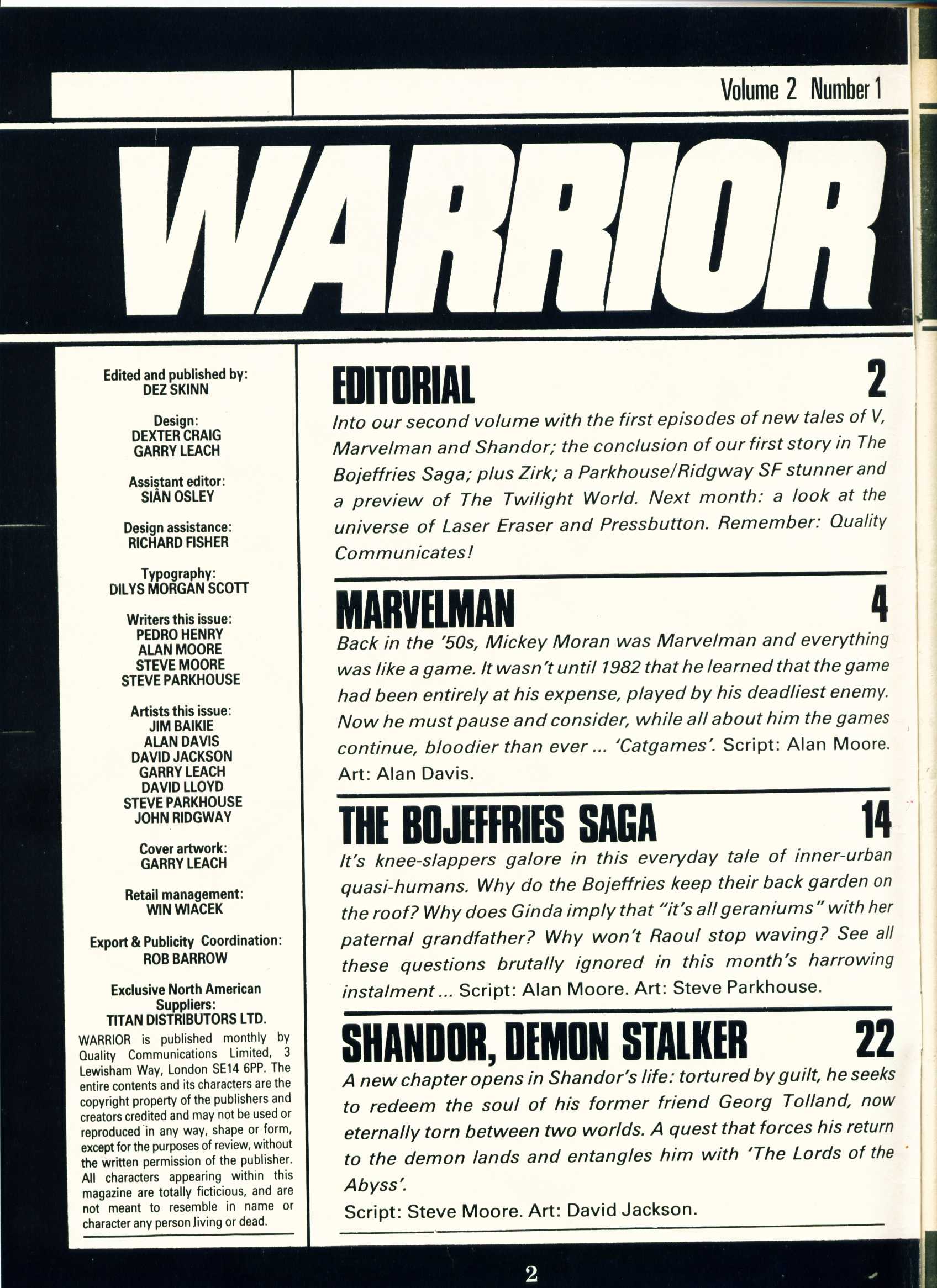 Read online Warrior comic -  Issue #13 - 2