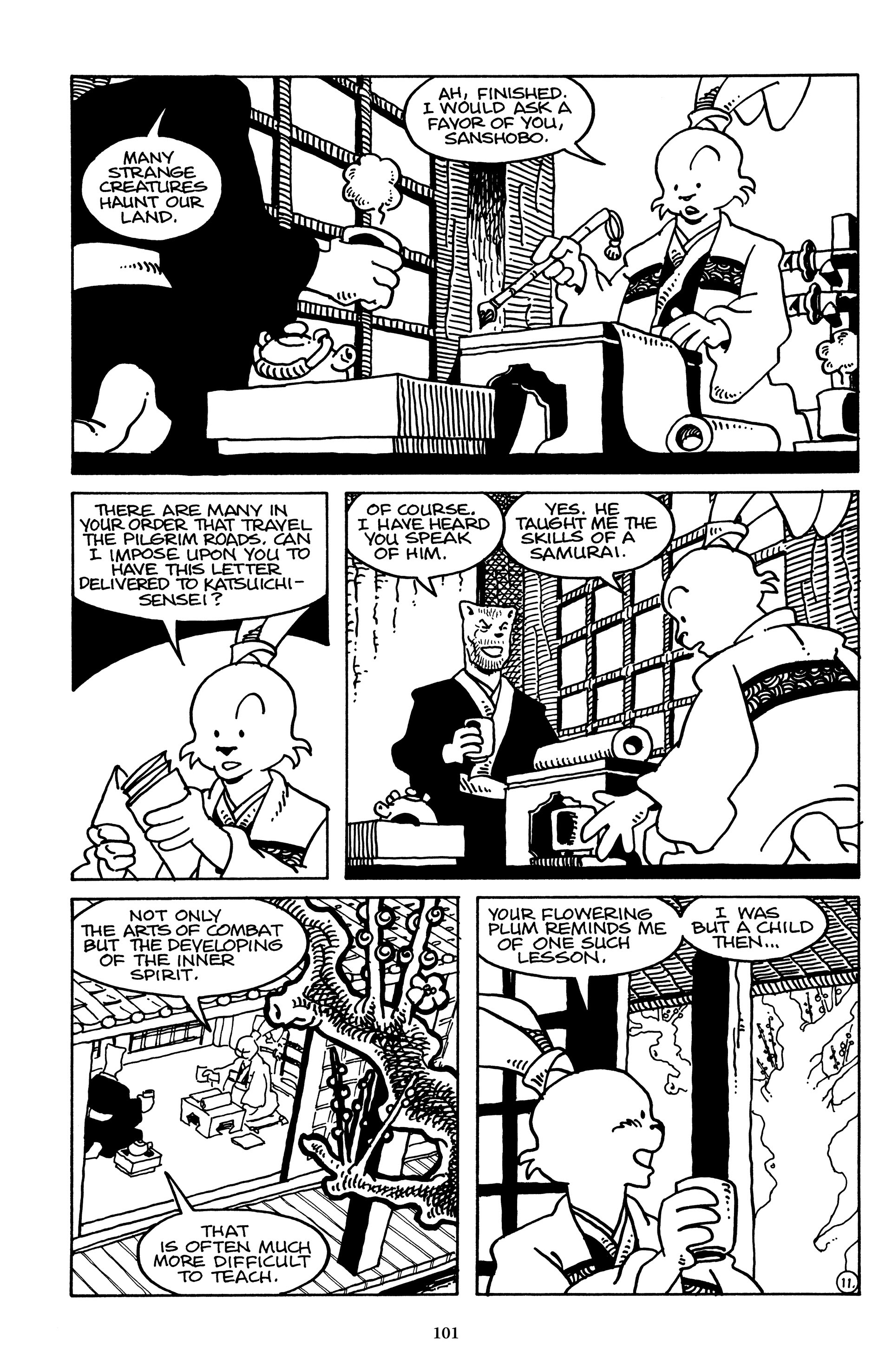 Read online The Usagi Yojimbo Saga (2021) comic -  Issue # TPB 2 (Part 1) - 100