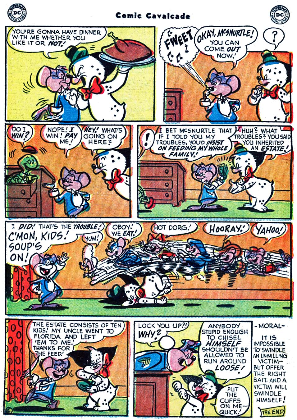 Read online Comic Cavalcade comic -  Issue #62 - 48