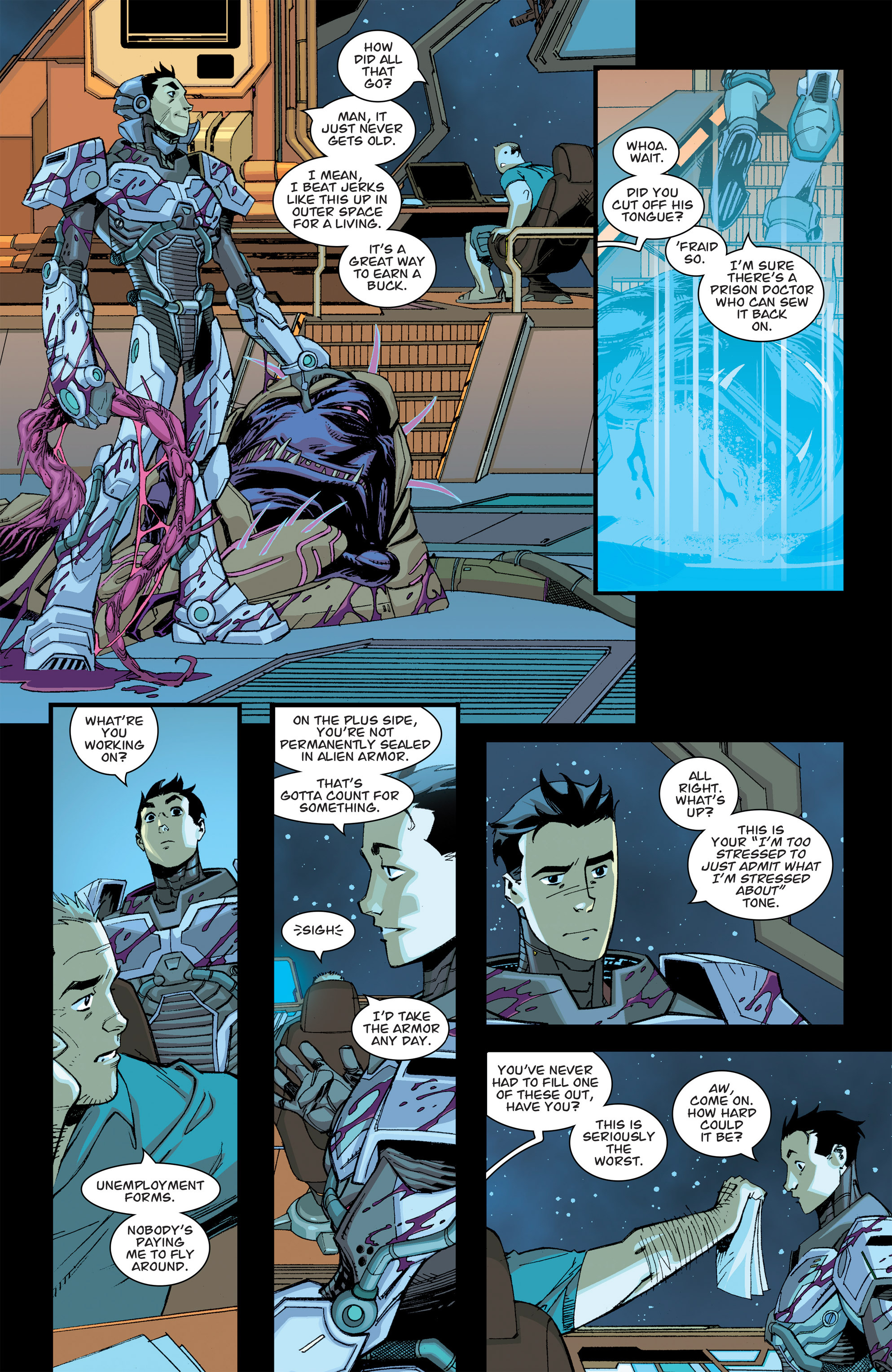 Read online Tech Jacket (2014) comic -  Issue #1 - 7