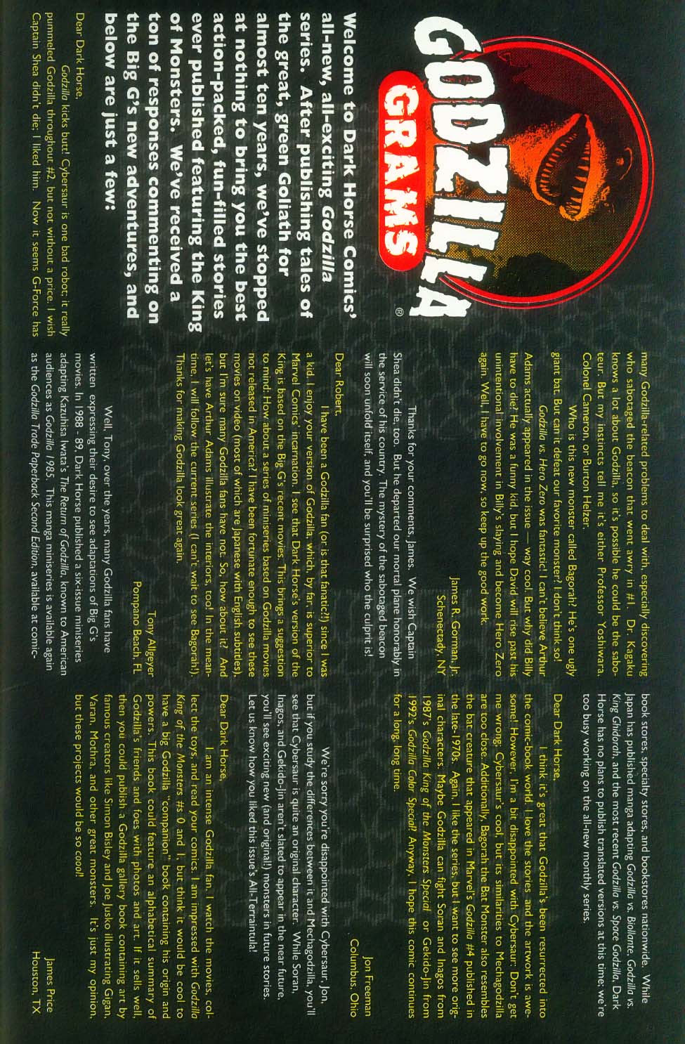 Read online Godzilla (1995) comic -  Issue #5 - 32
