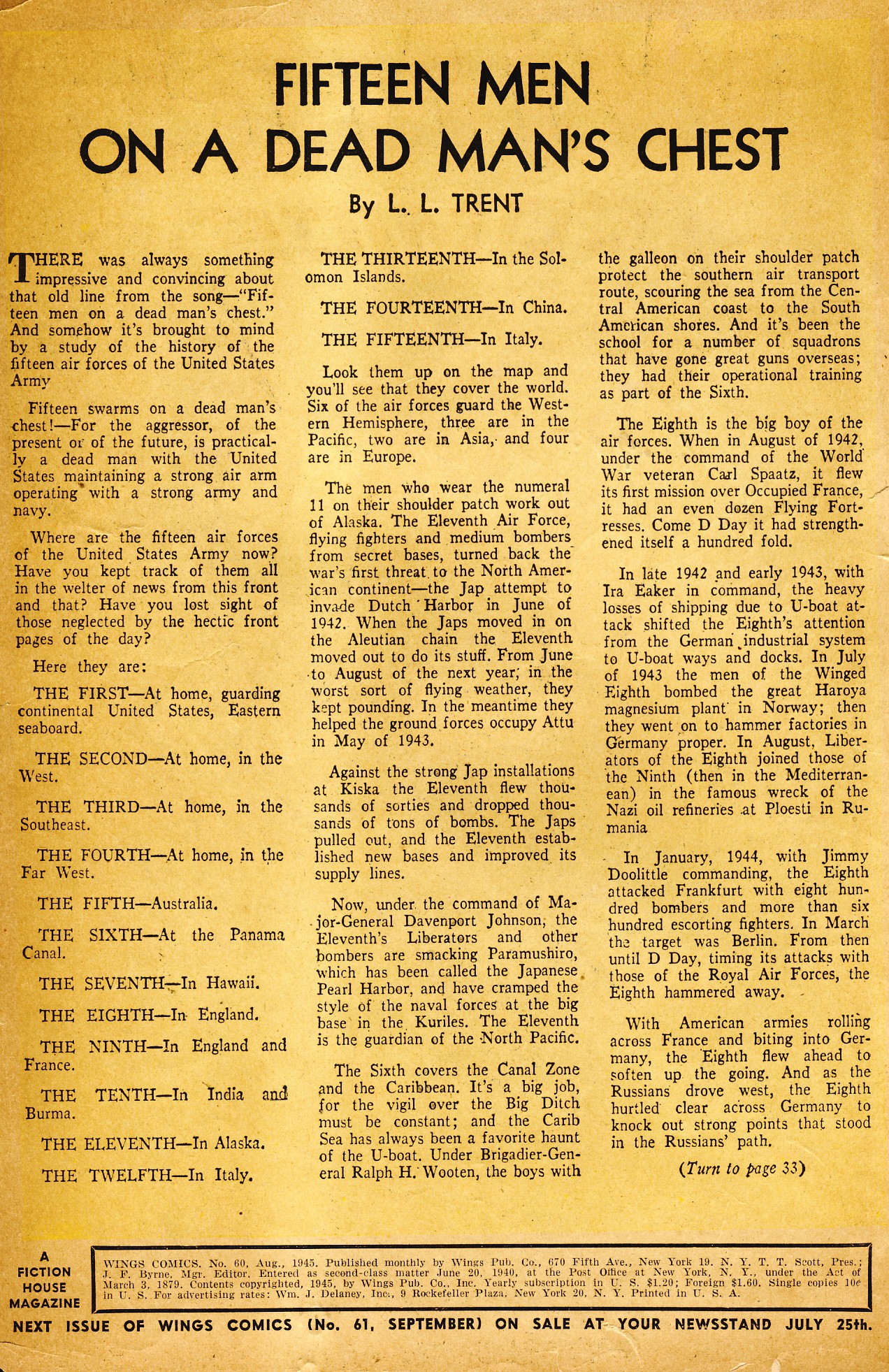 Read online Wings Comics comic -  Issue #60 - 2