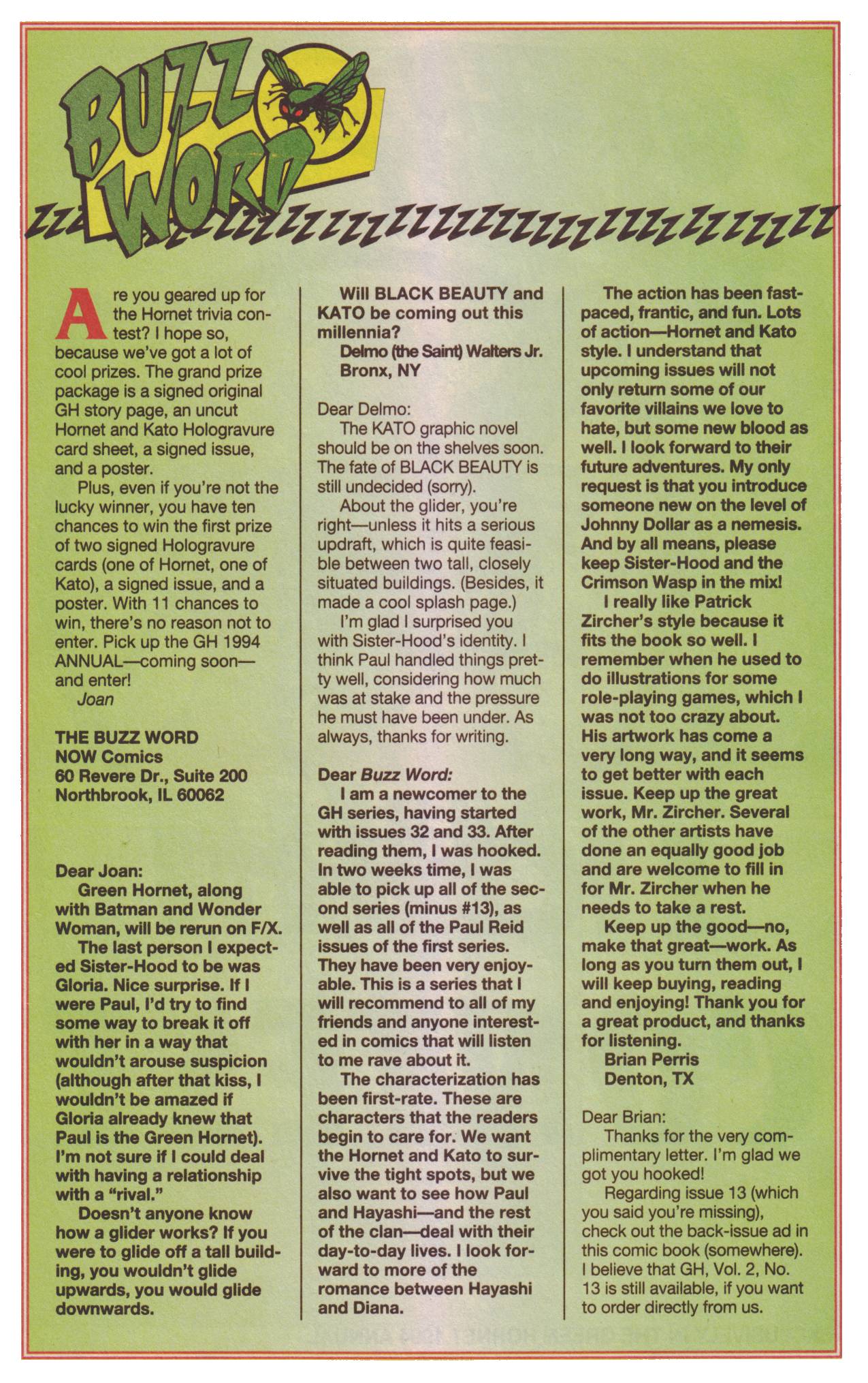 Read online The Green Hornet (1991) comic -  Issue #37 - 22