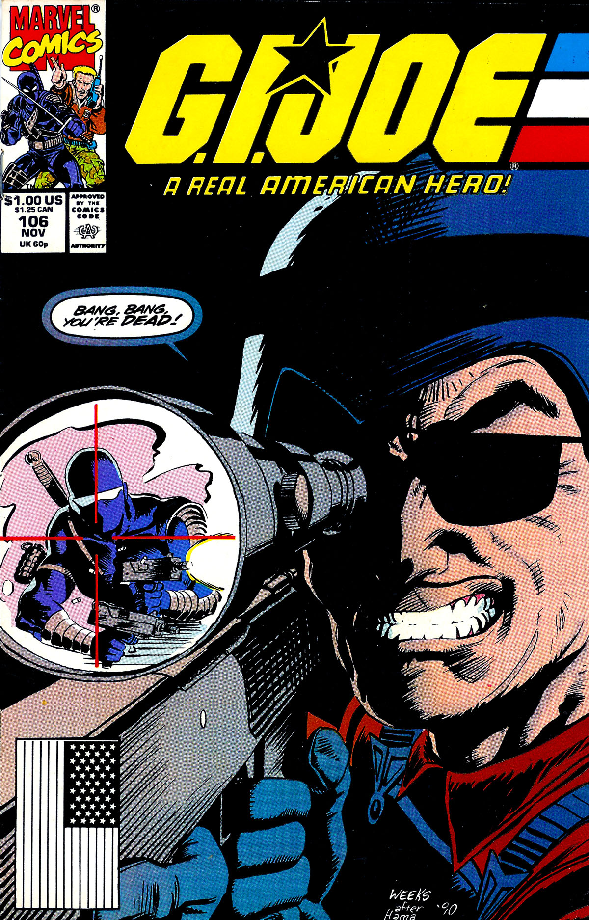 Read online G.I. Joe: A Real American Hero comic -  Issue #106 - 1