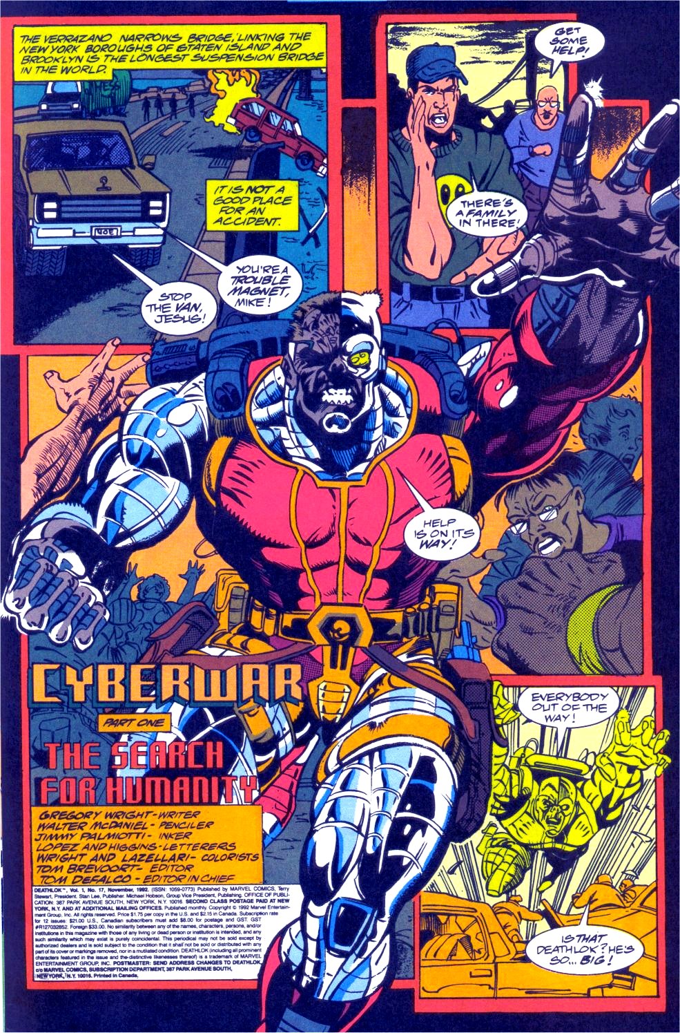 Read online Deathlok (1991) comic -  Issue #17 - 2