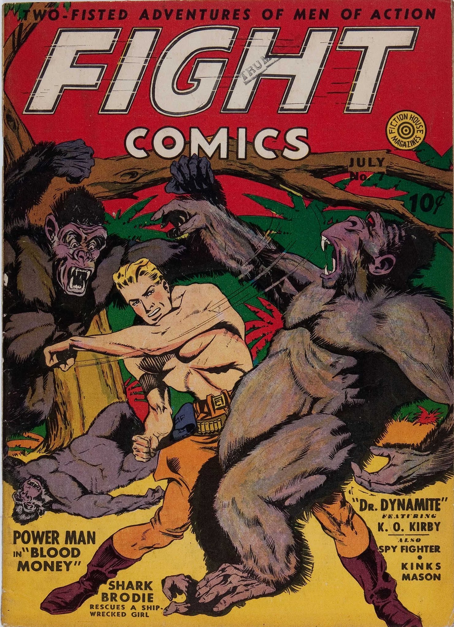 Read online Fight Comics comic -  Issue #7 - 1