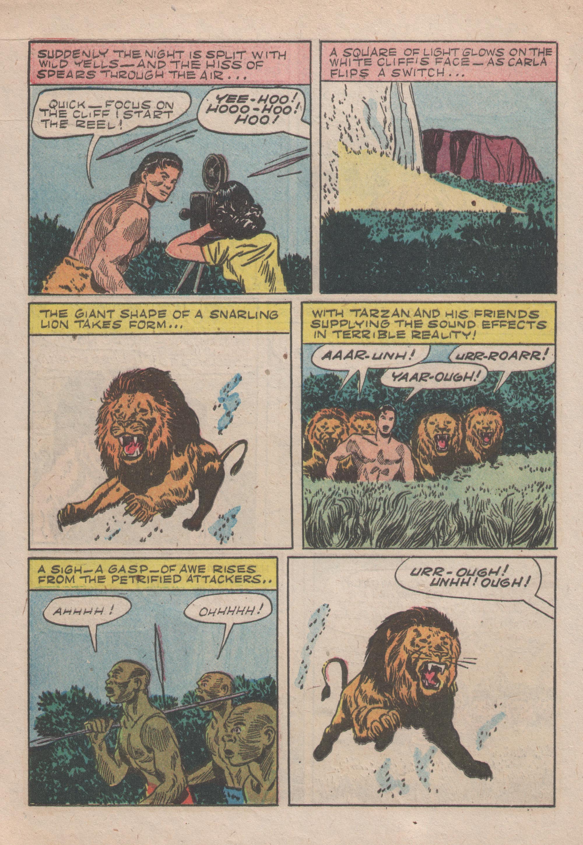 Read online Tarzan (1948) comic -  Issue #34 - 16
