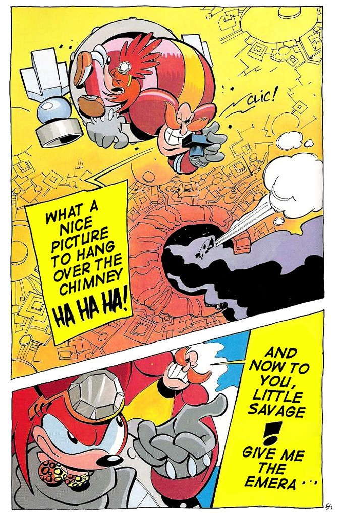 Read online Sonic Adventures: Dans Les Griffes De Robotnik comic -  Issue # Full - 57