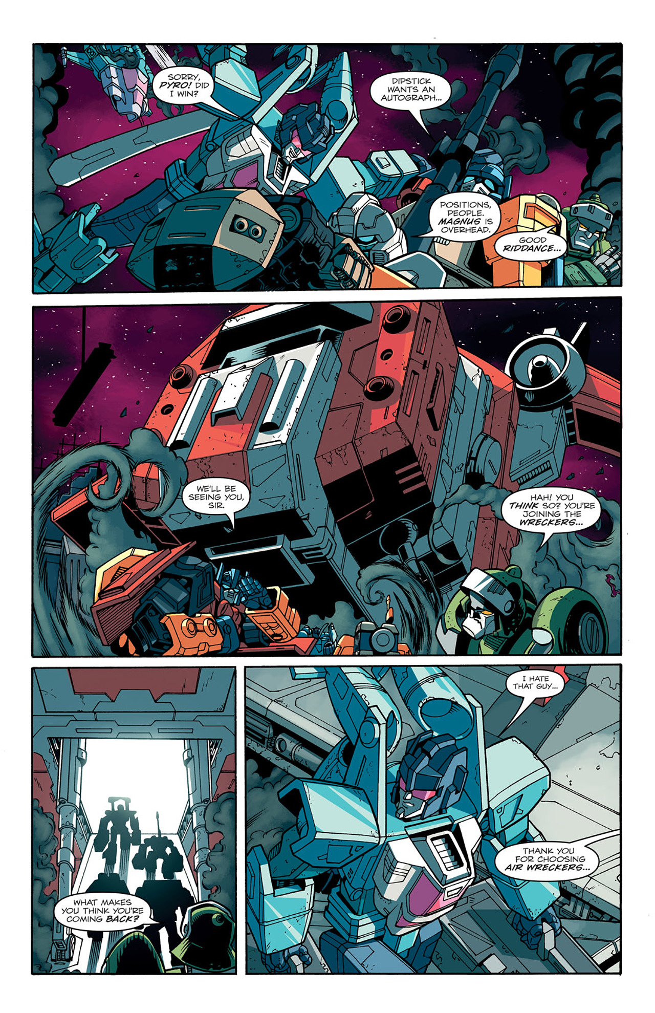 Read online Transformers Last Stand of The Wreckers comic Issue 1