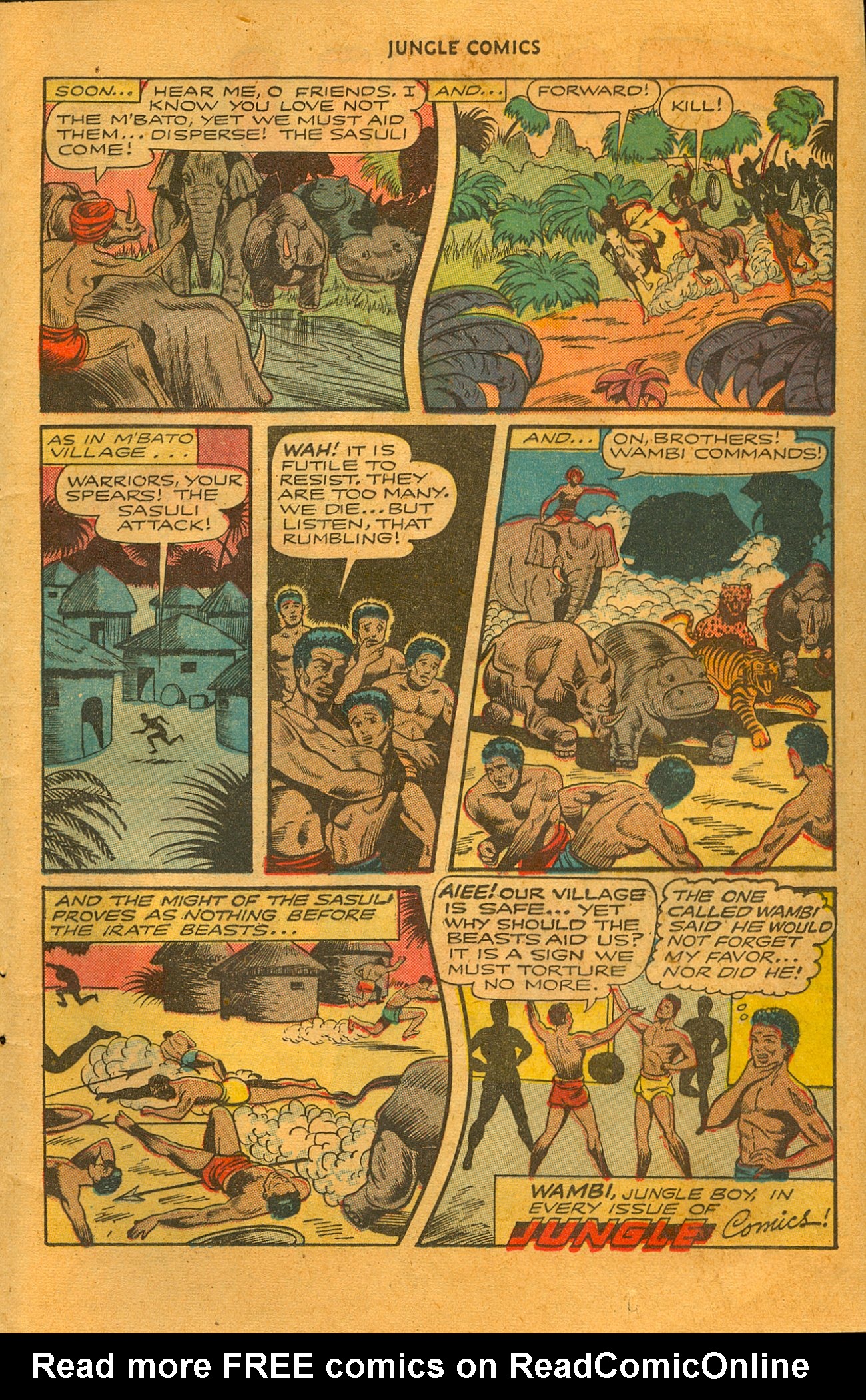 Read online Jungle Comics comic -  Issue #88 - 36