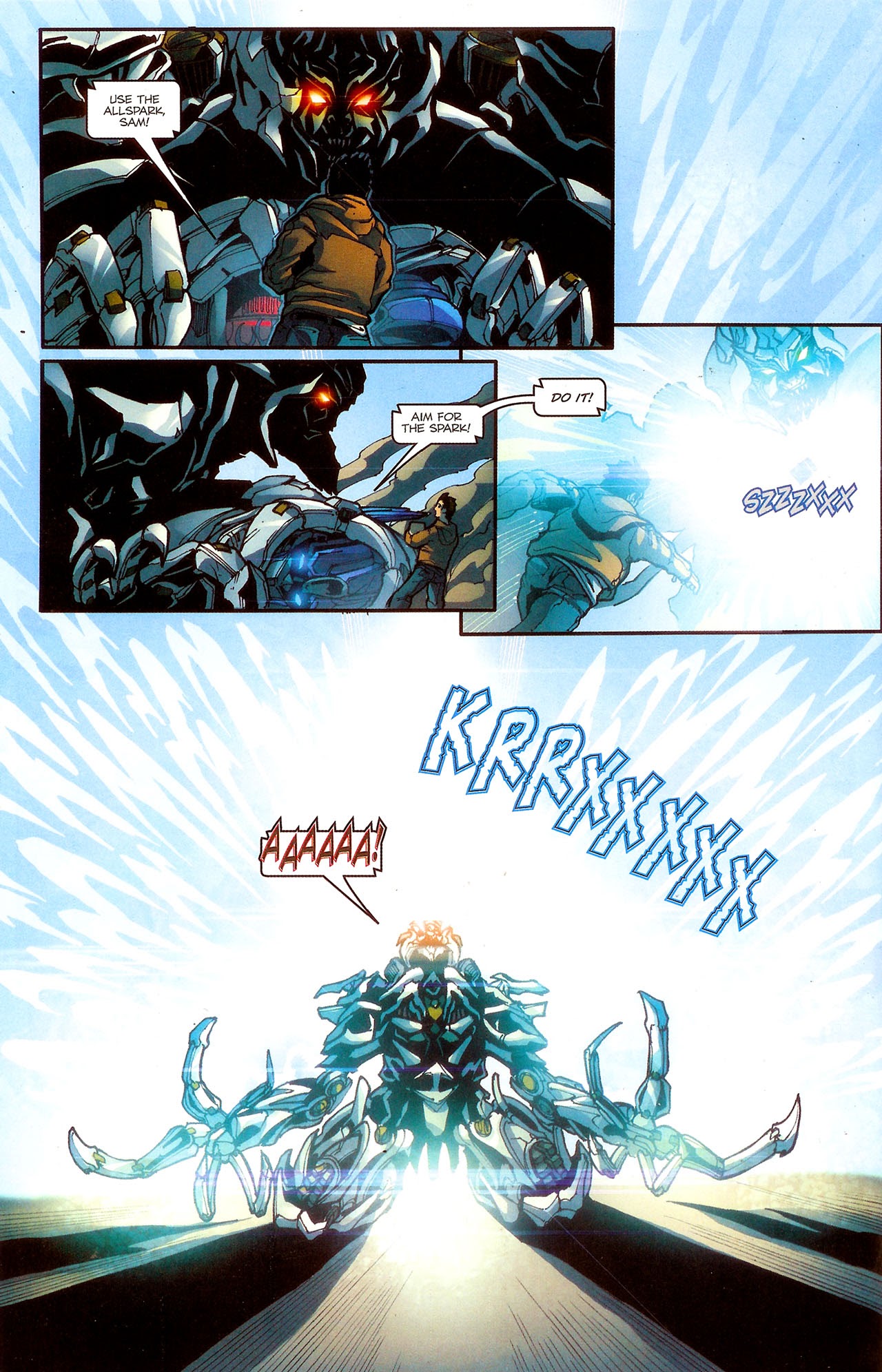 Read online Transformers: The Movie Adaptation comic -  Issue #4 - 25