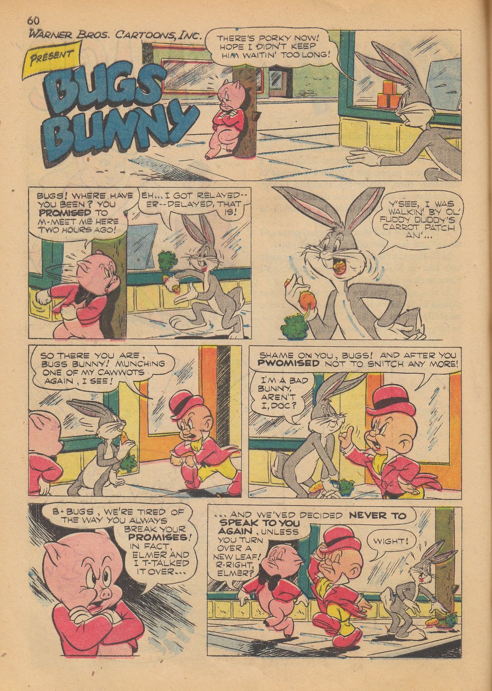 Read online Bugs Bunny's Christmas Funnies comic -  Issue # TPB 4 - 62