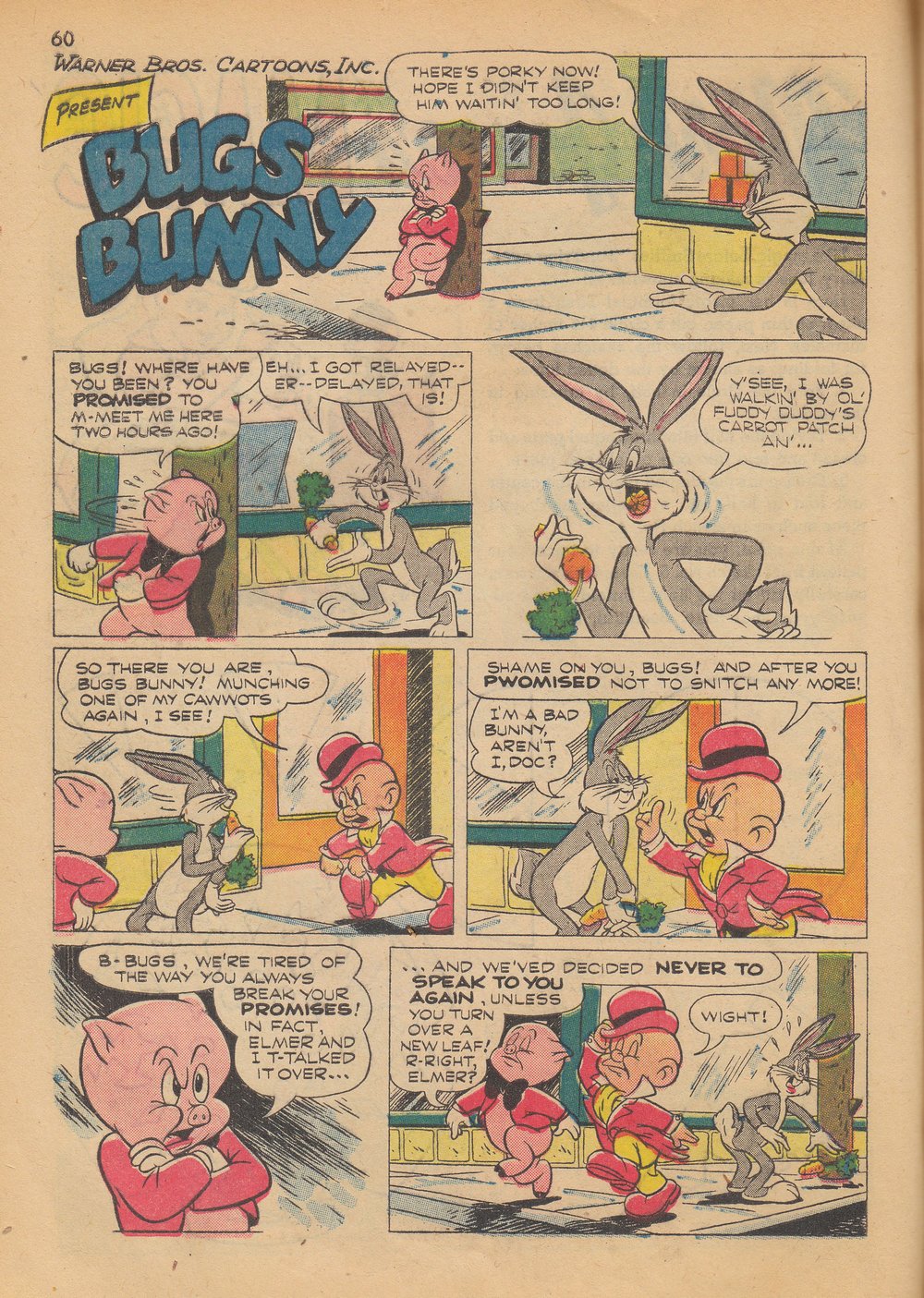 Read online Bugs Bunny's Christmas Funnies comic -  Issue # TPB 4 - 62