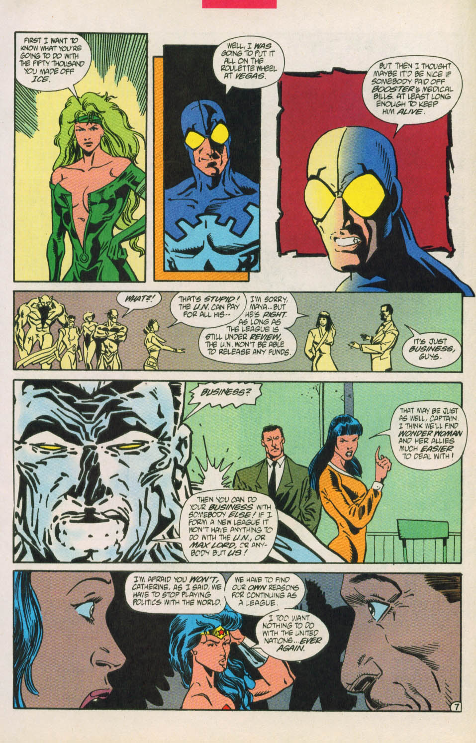 Read online Justice League International (1993) comic -  Issue #67 - 8