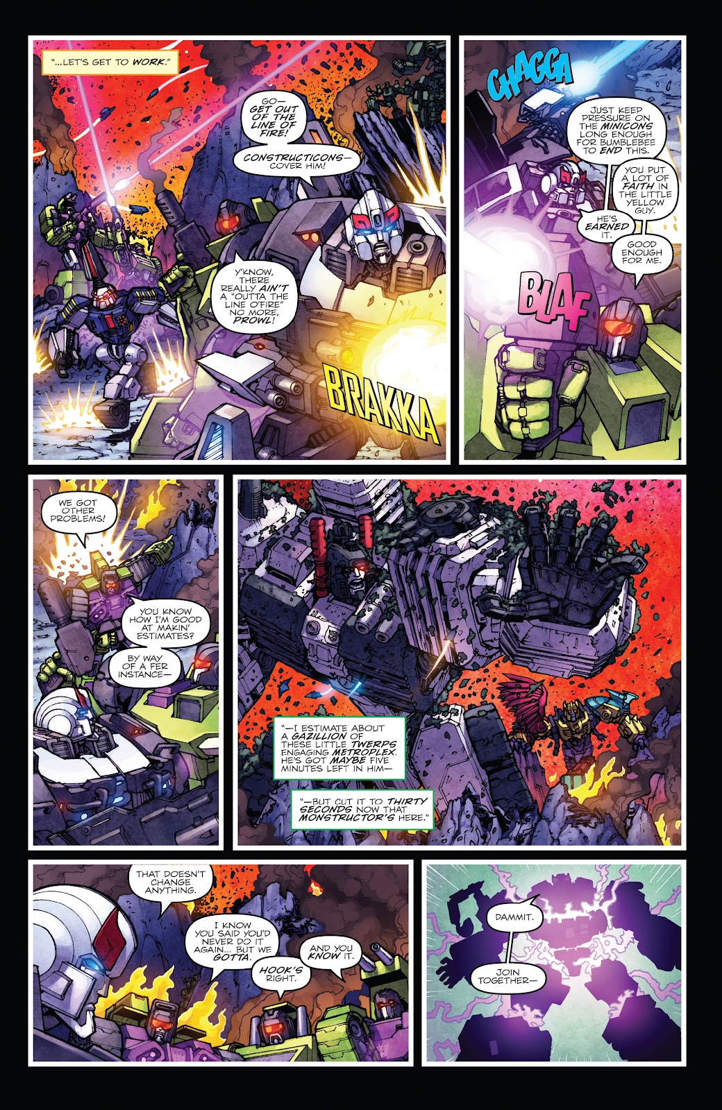 The Transformers: Dark Cybertron Finale issue Full - Page 112