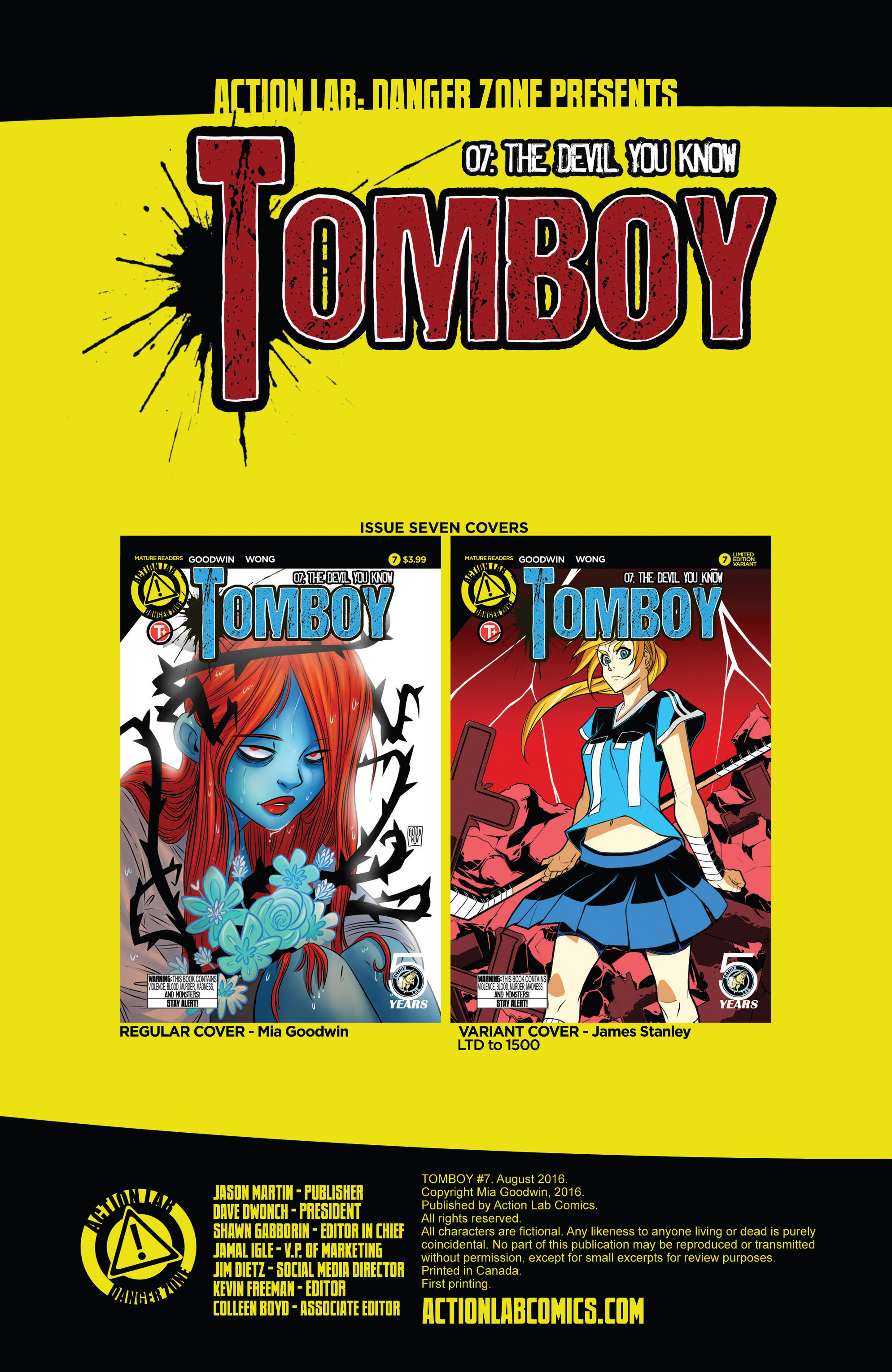 Read online Tomboy comic -  Issue #7 - 2