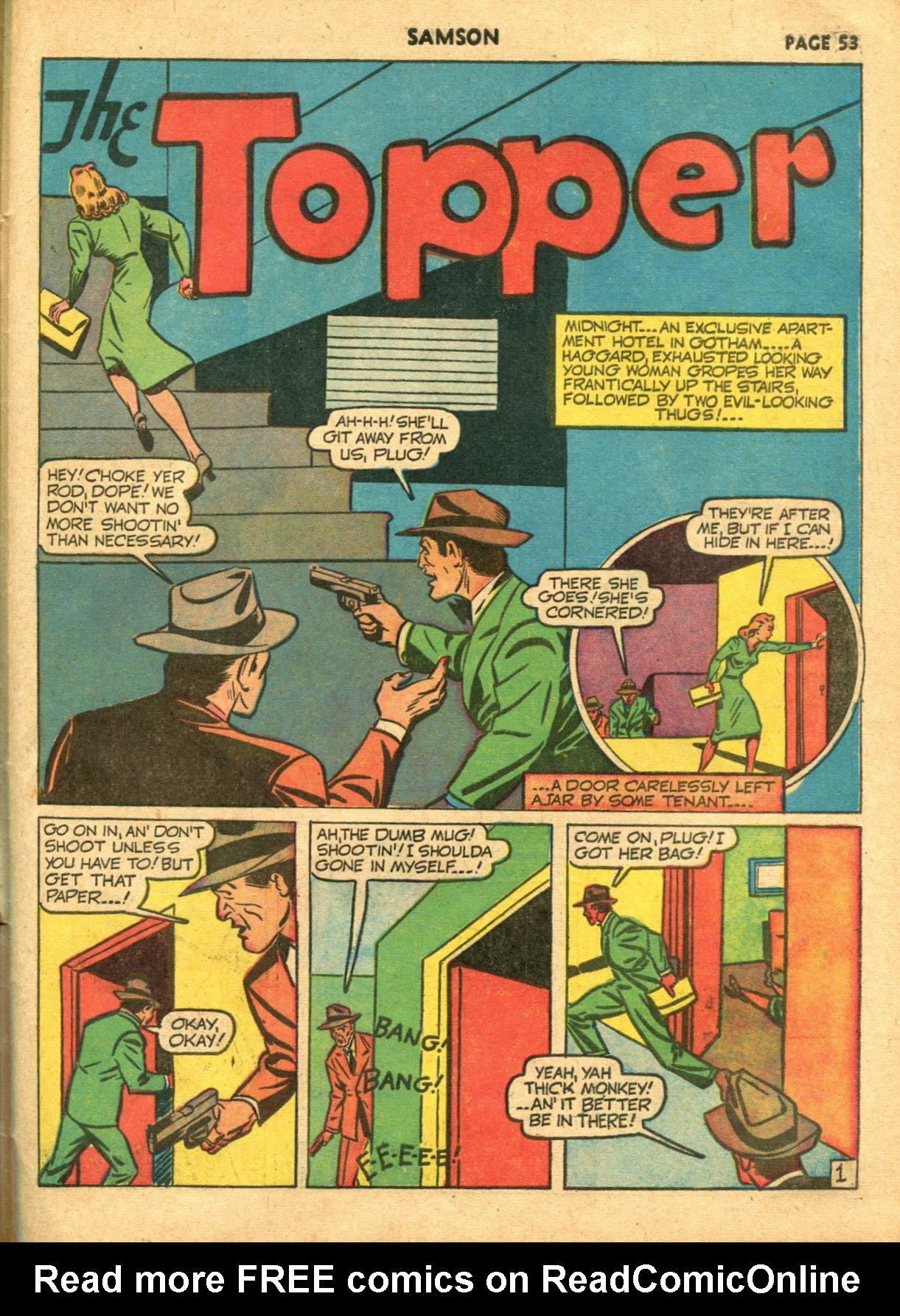Read online Samson (1940) comic -  Issue #6 - 55